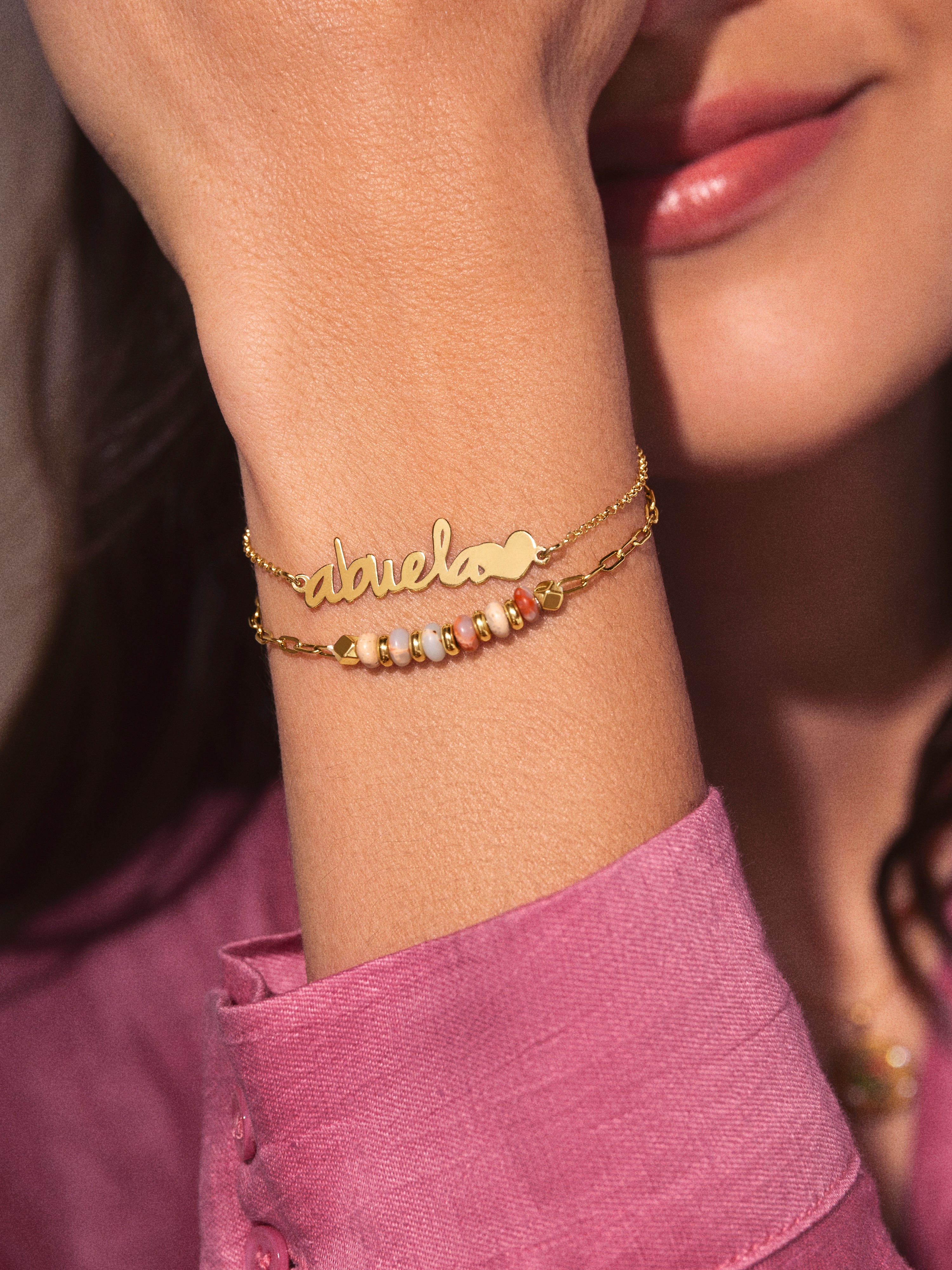 Pulsera Daylight Acero Baño Oro