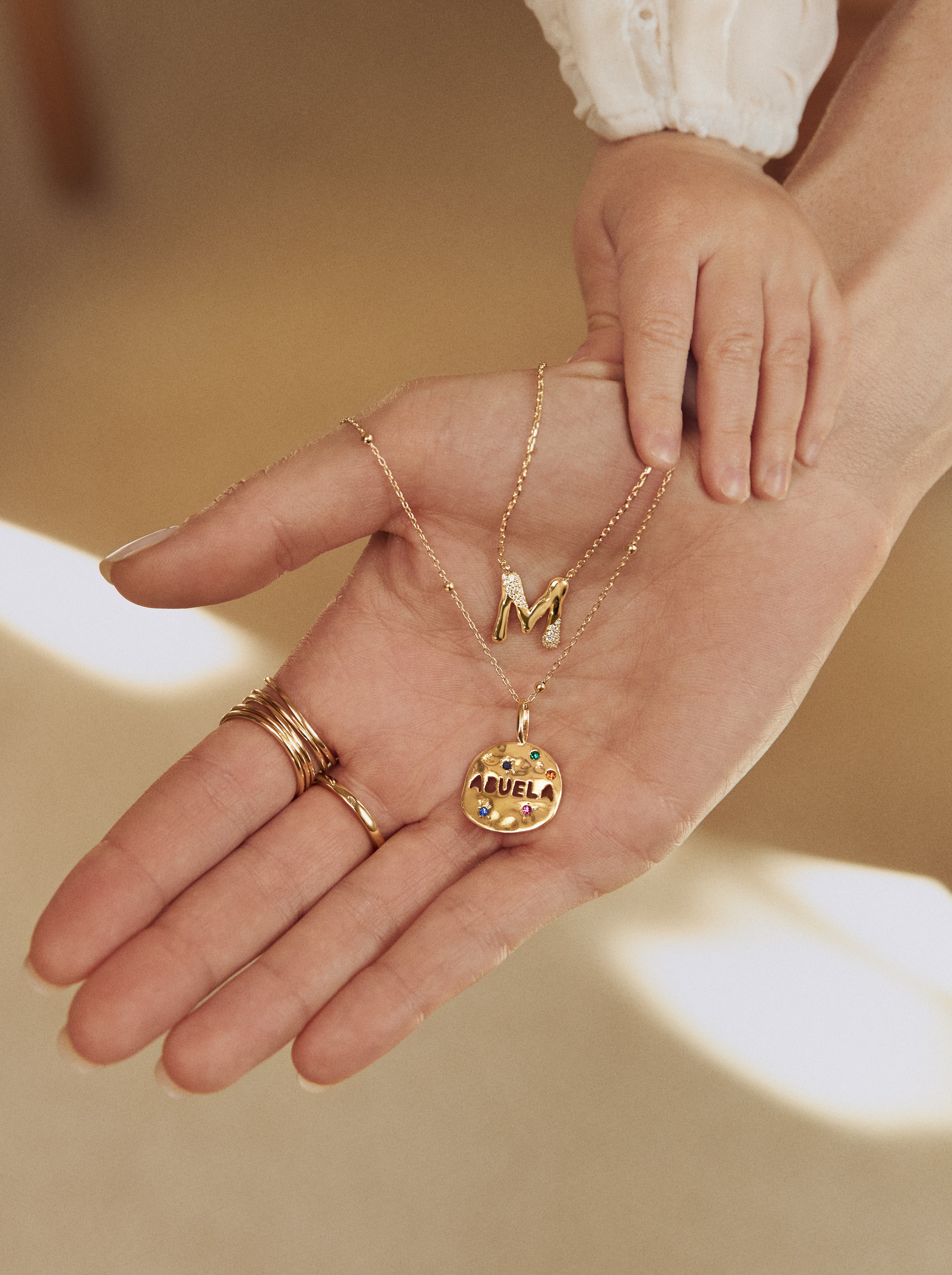 Abuela Gold Charm