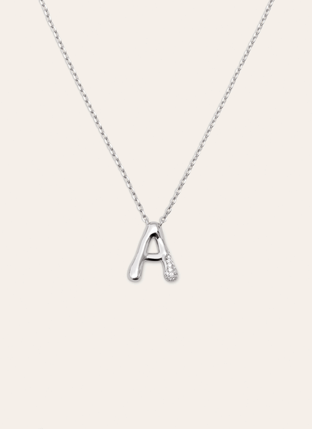 Collar Personalizado Letter Brillante