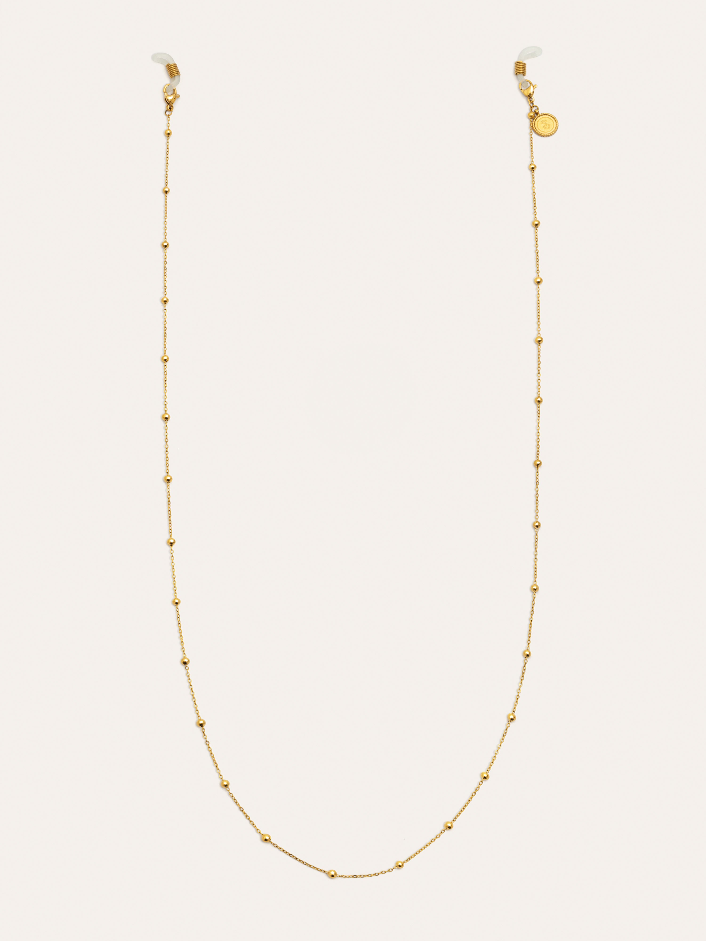 Dots Ibiza Stainless Steel Gold Glasses Strap