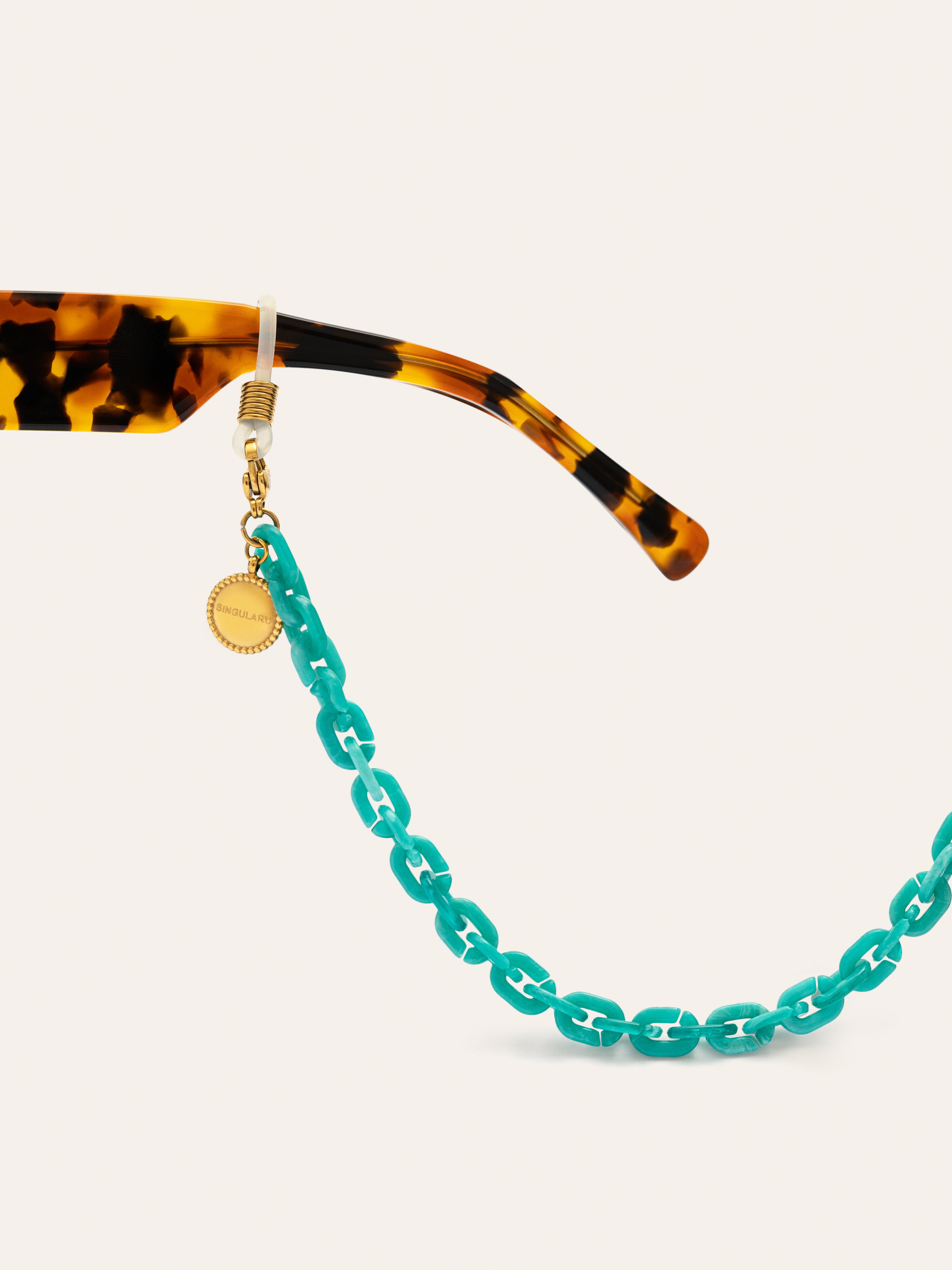 Turquoise Link Glasses Strap