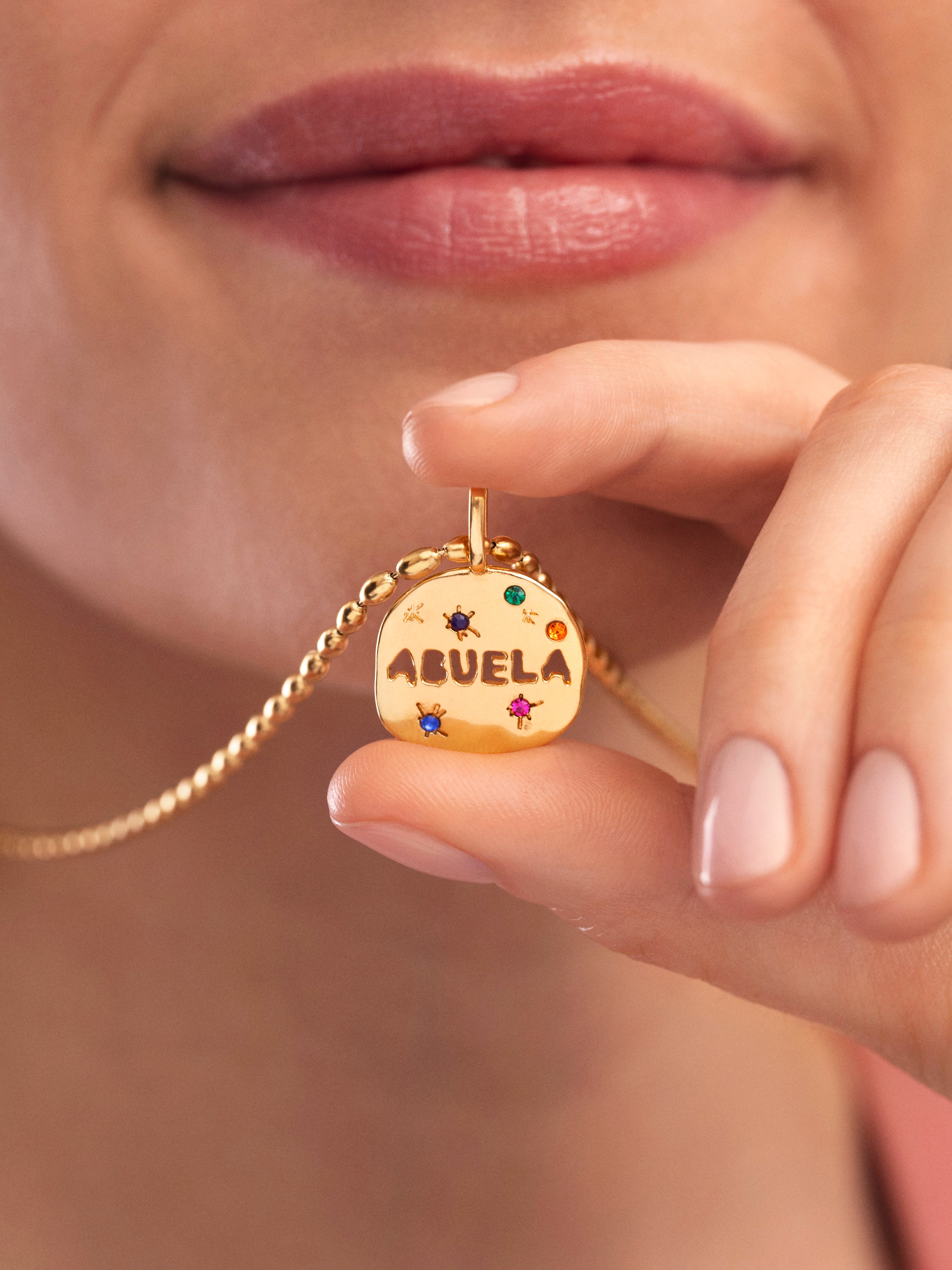 Abuela Gold Charm