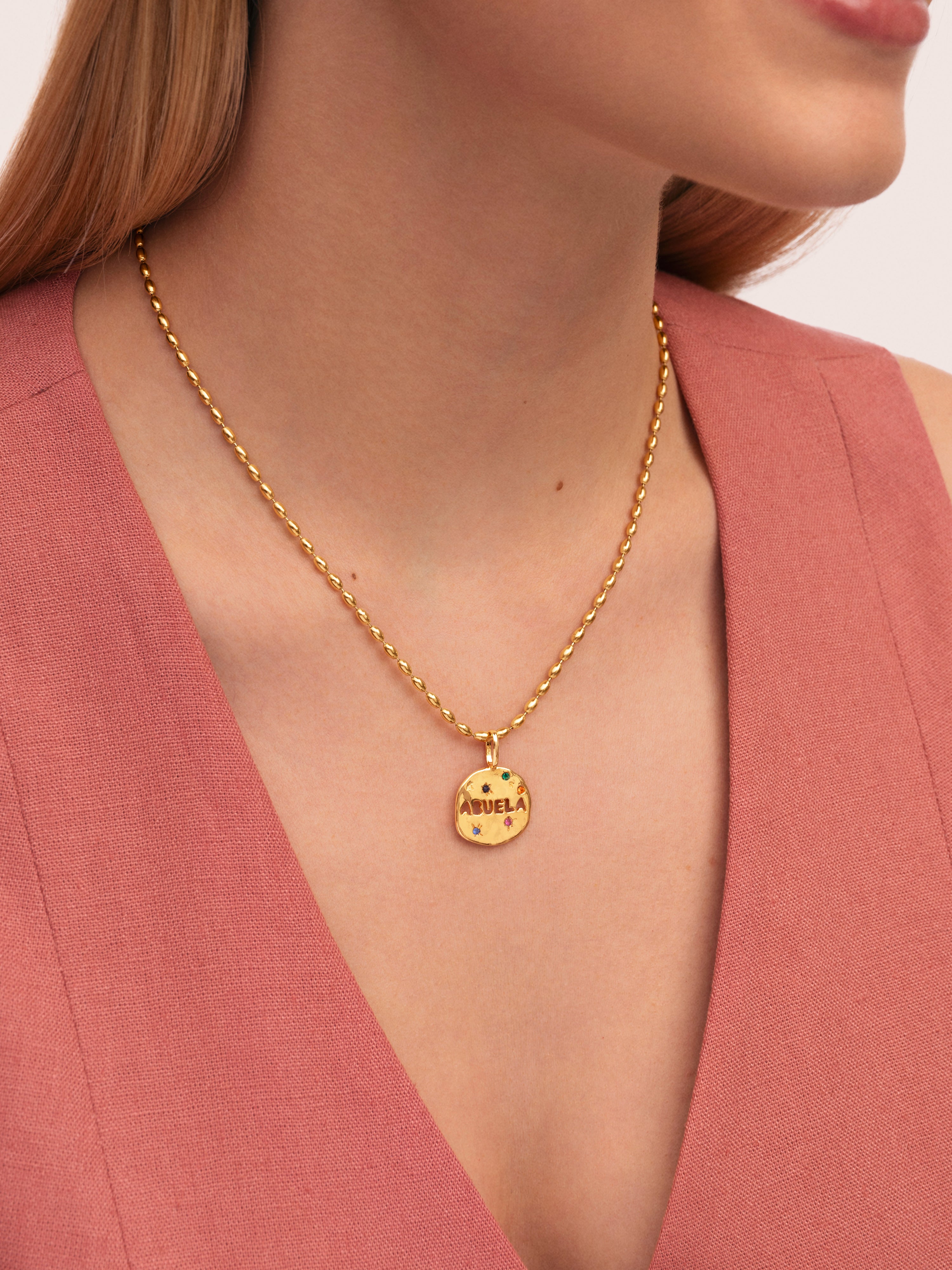 Abuela Gold Charm
