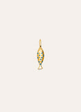 Bluetail Fish Gold Charm