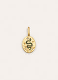 Charm Mystic Serpiente Baño Oro