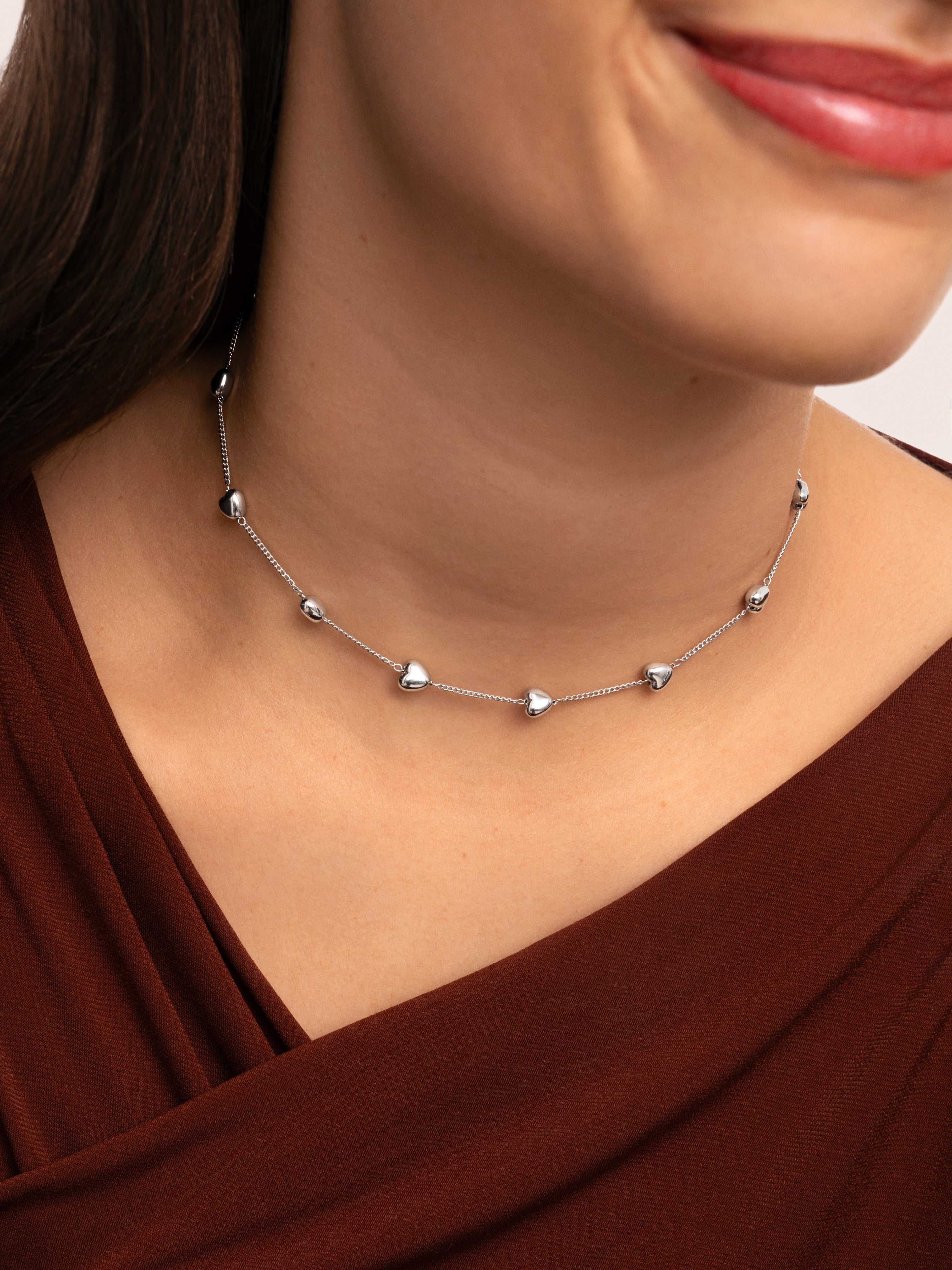 Heart Heart Necklace