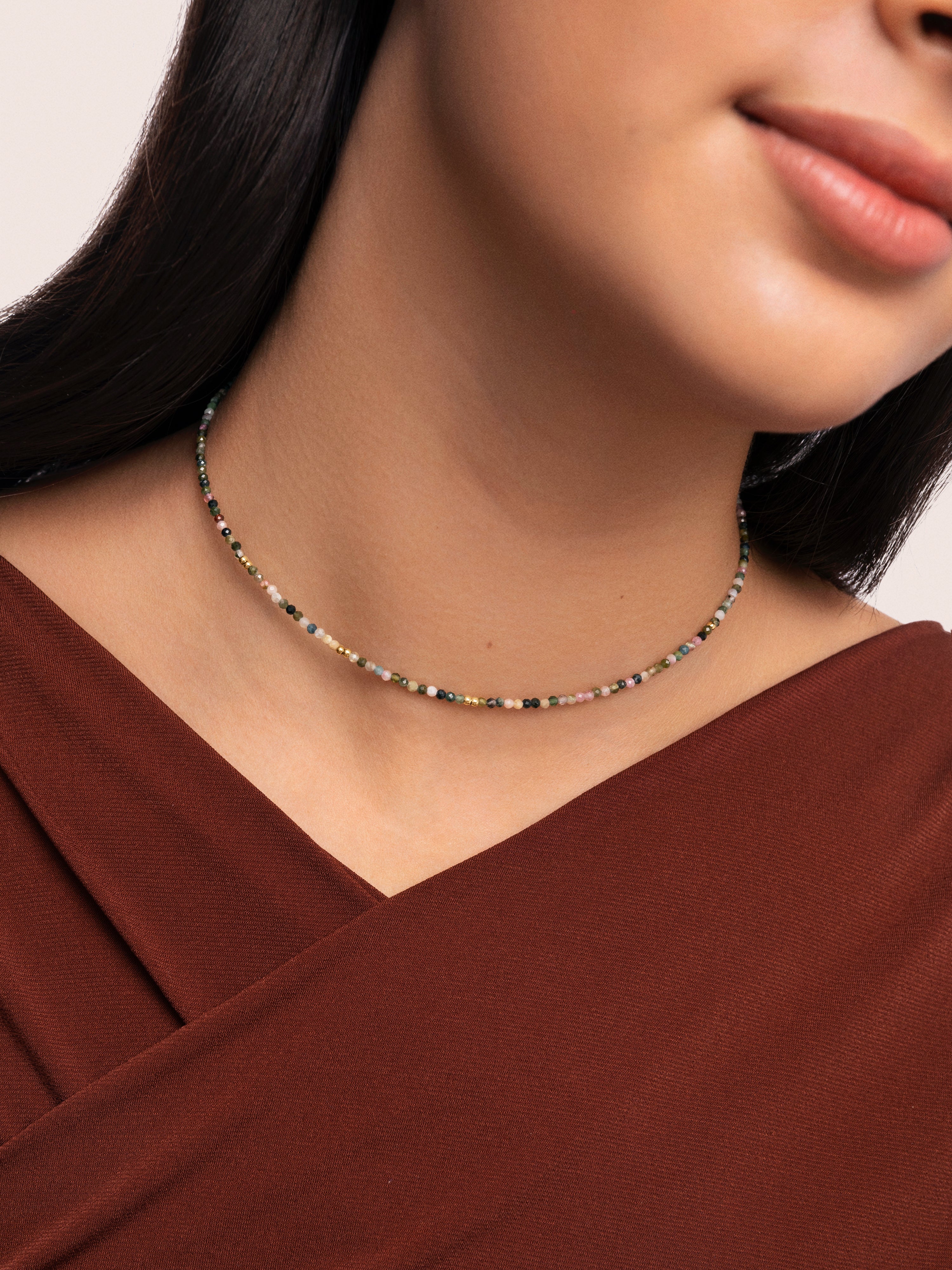 Eloise Stainless Steel Gold Necklace