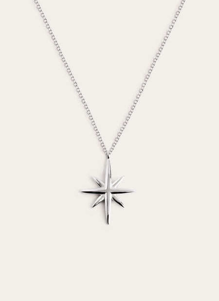 Guidance Silver Necklace