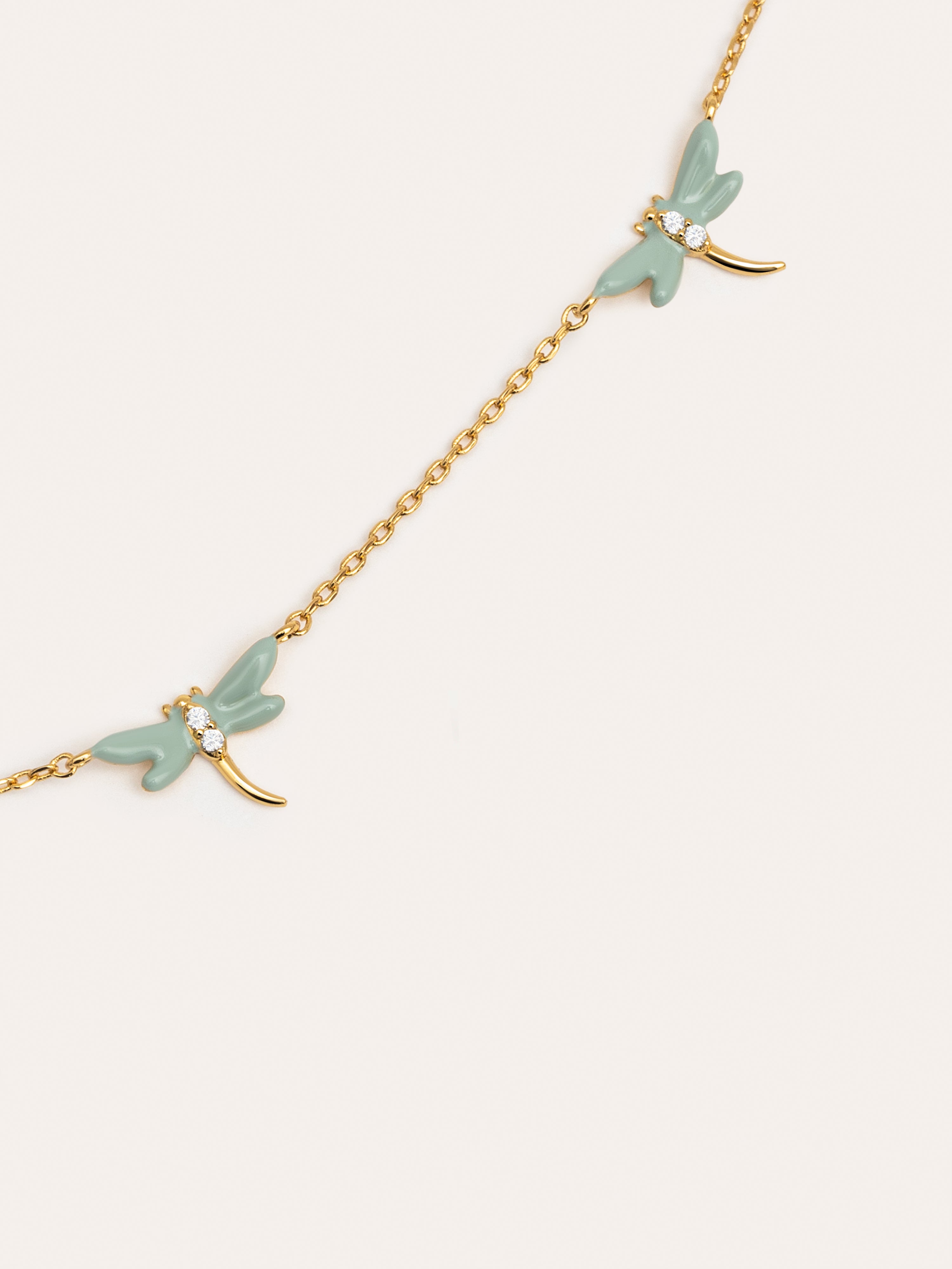 Dragonfly Gold Necklace