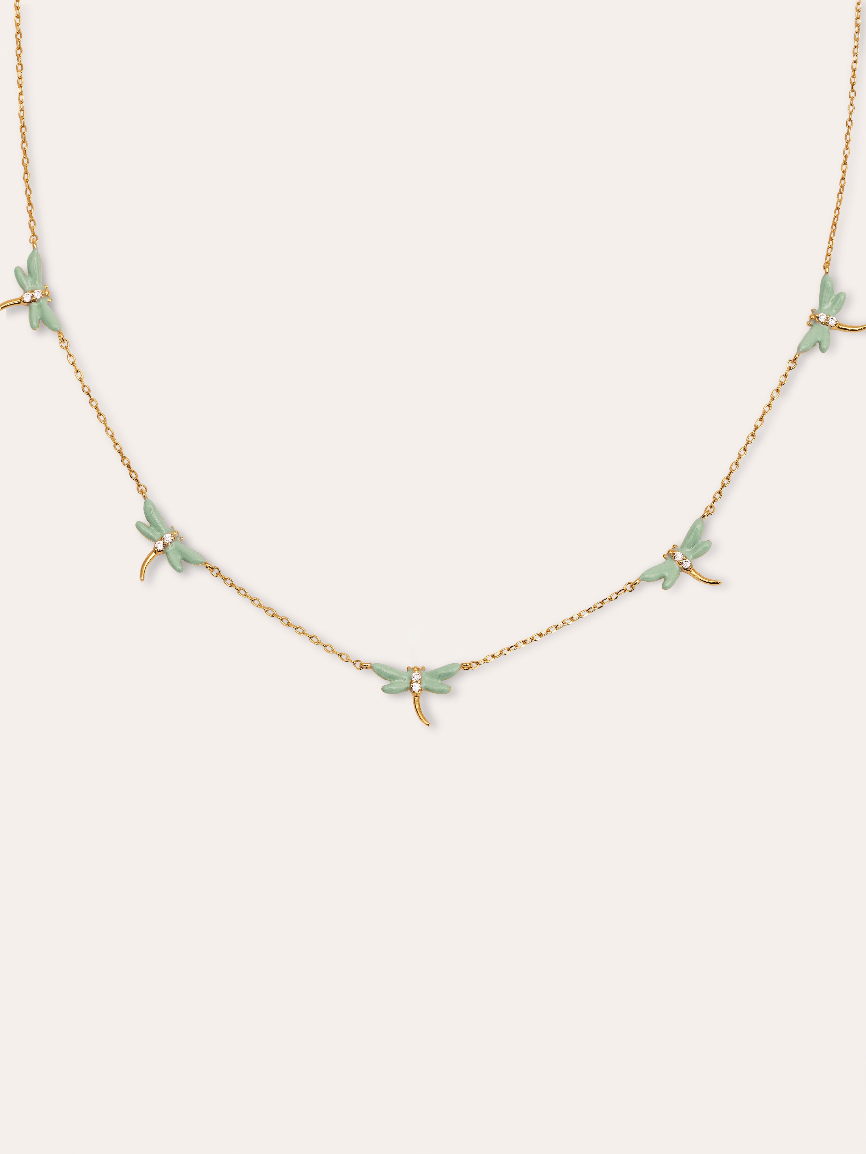 Dragonfly Gold Necklace