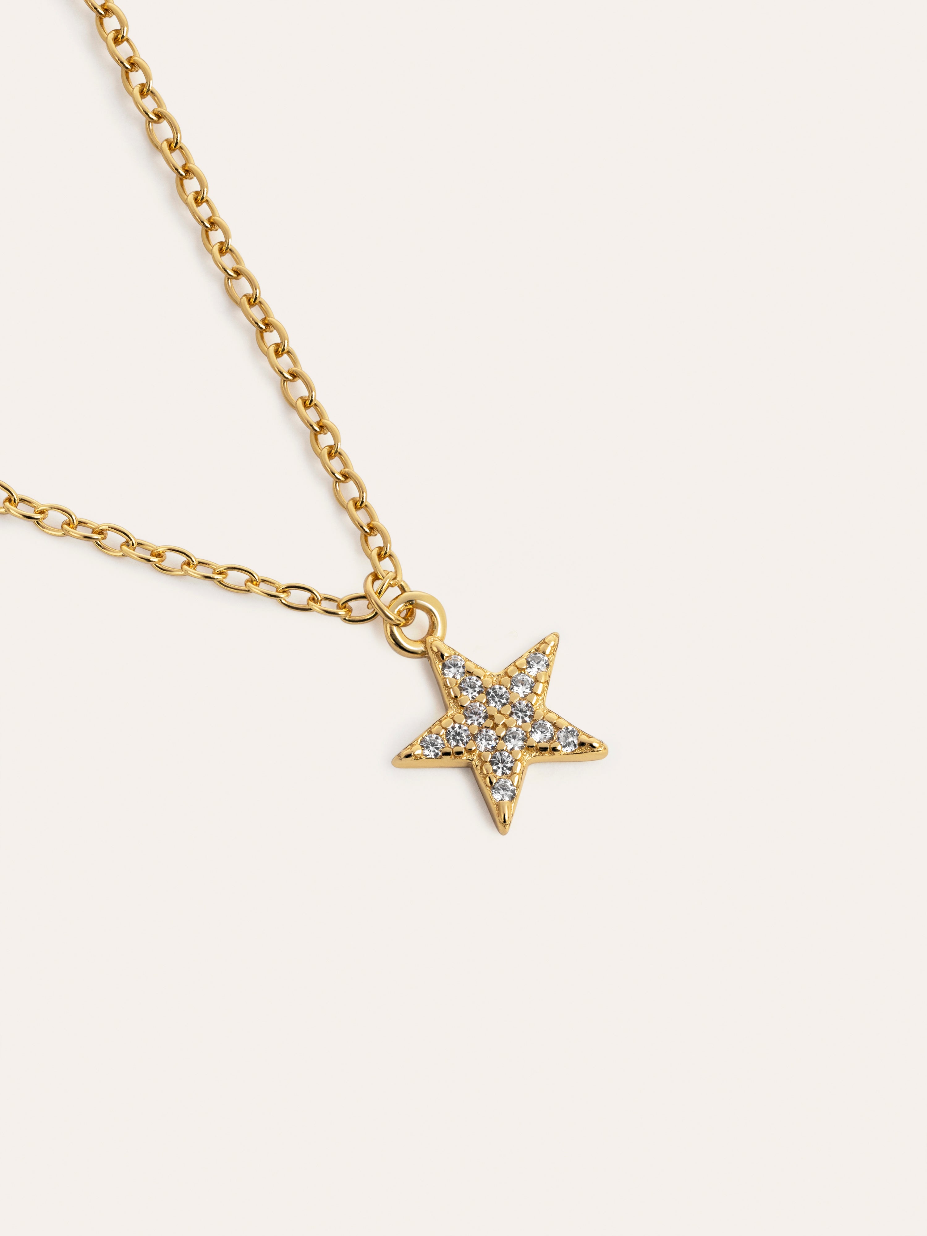 Lyra Star Gold Necklace