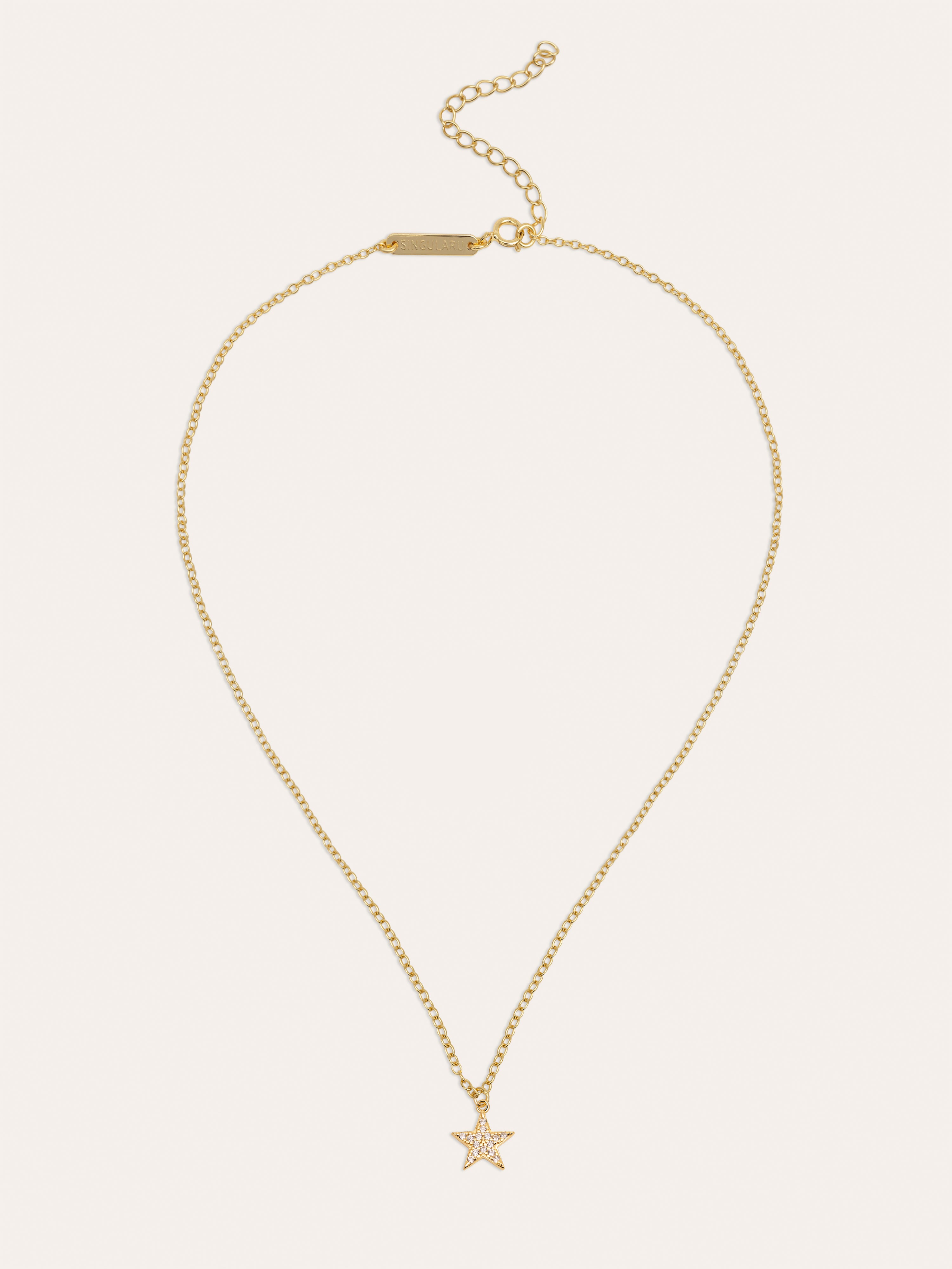 Lyra Star Gold Necklace