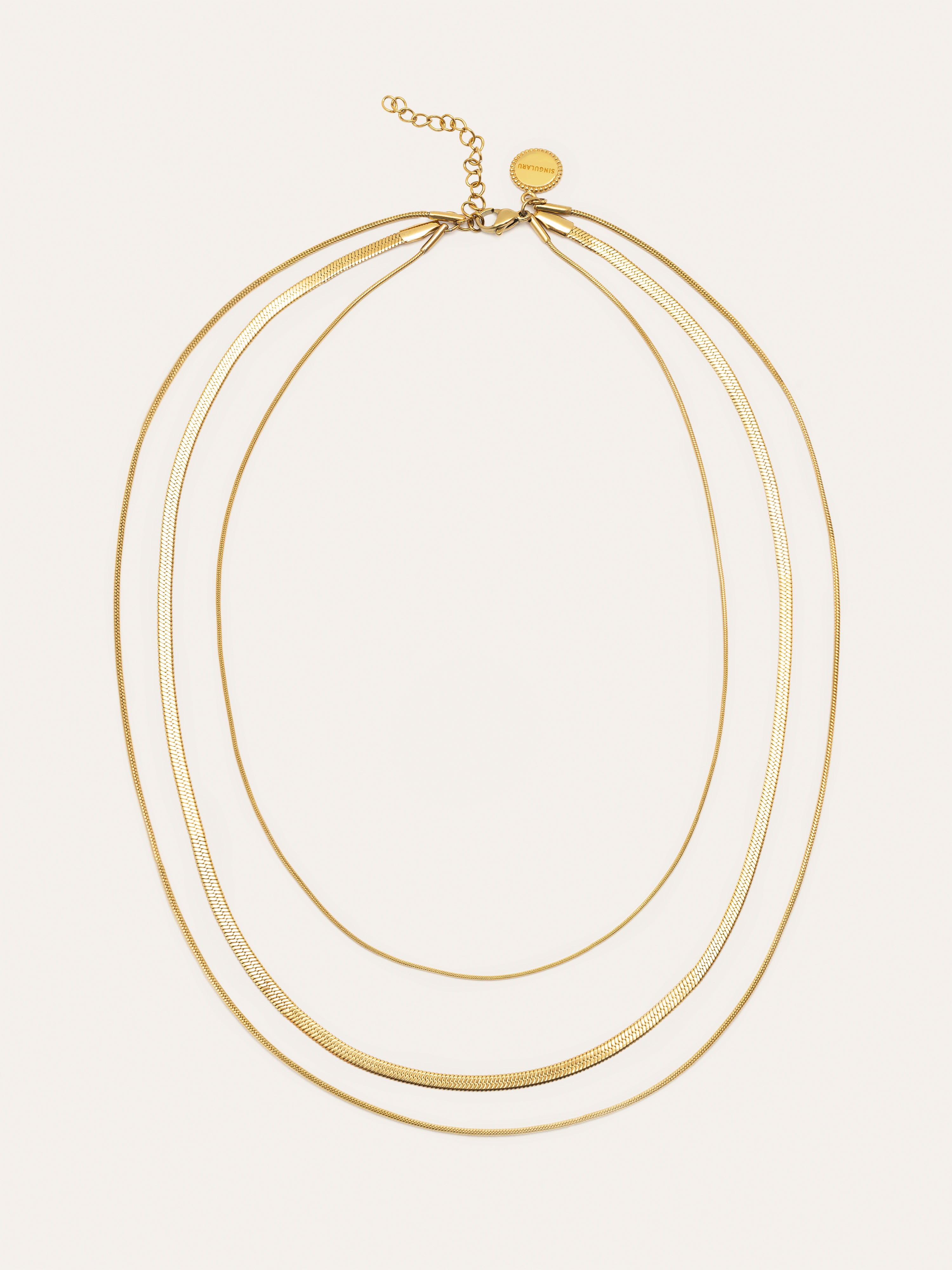Maat Stainless Steel Gold Necklace