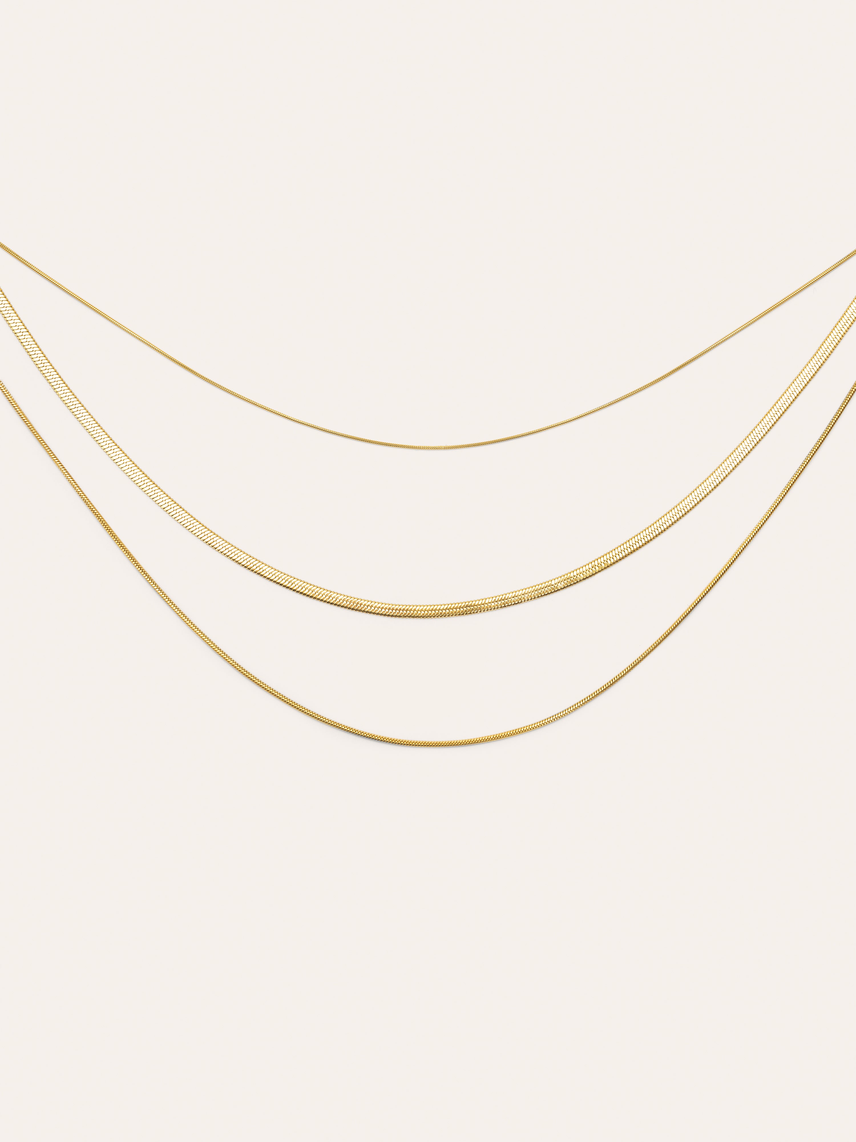 Maat Stainless Steel Gold Necklace