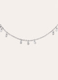 Mini Drop Charms Stainless Steel Necklace
