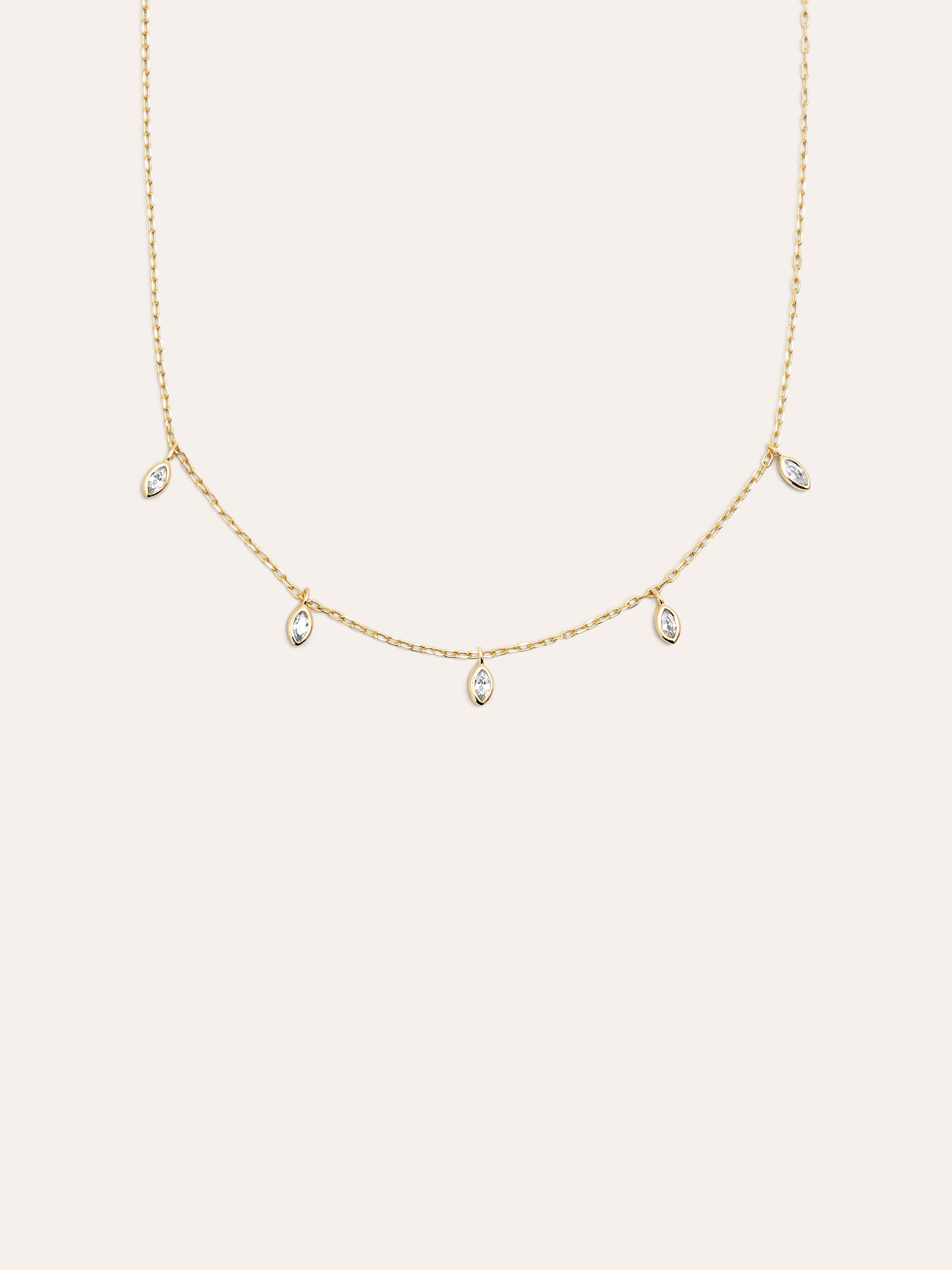 Misty Gold Necklace