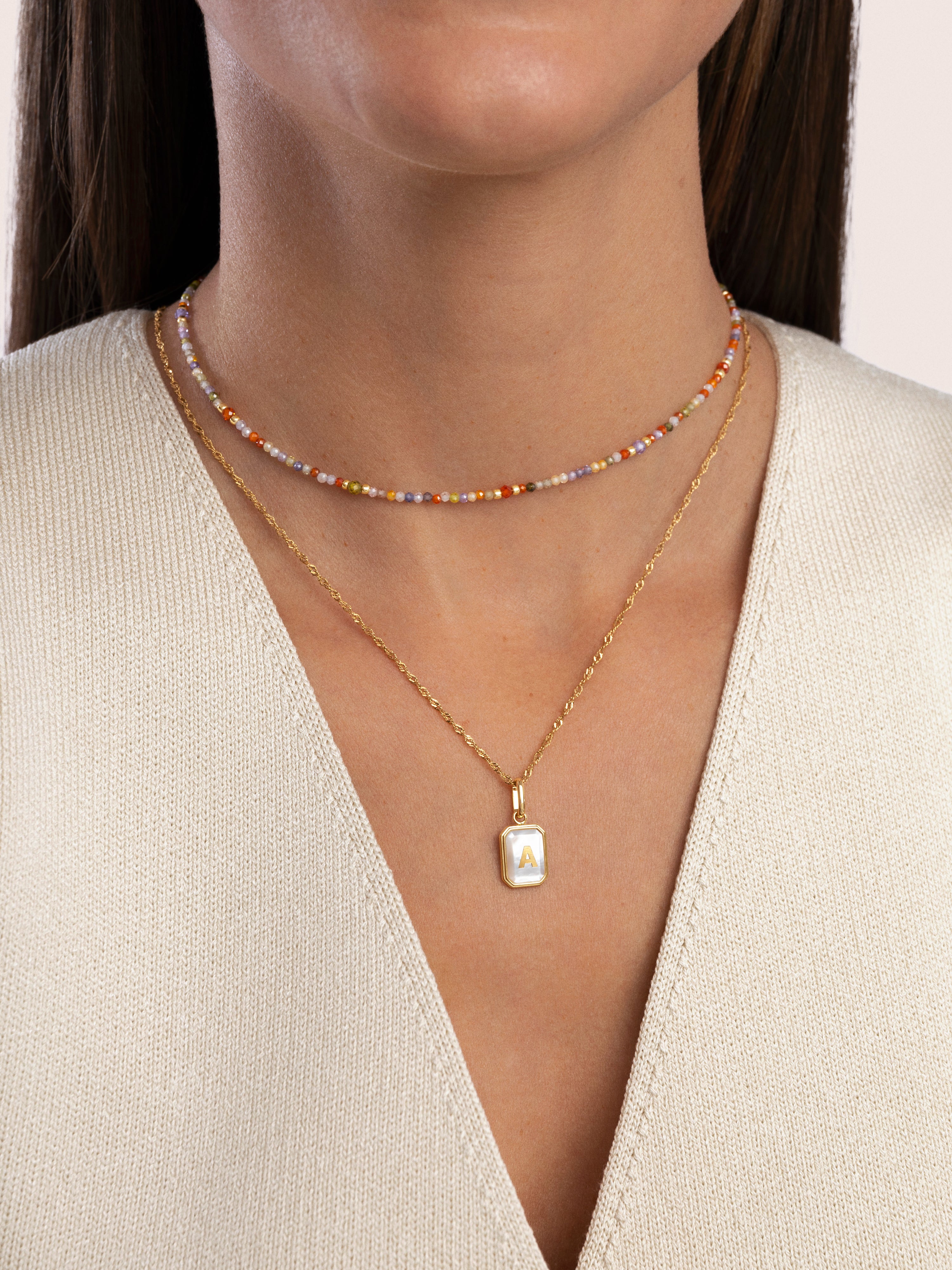 Mini Twist Stainless Steel Gold Necklace