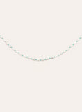 Pompeya Turquoise Stainless Steel Gold Necklace