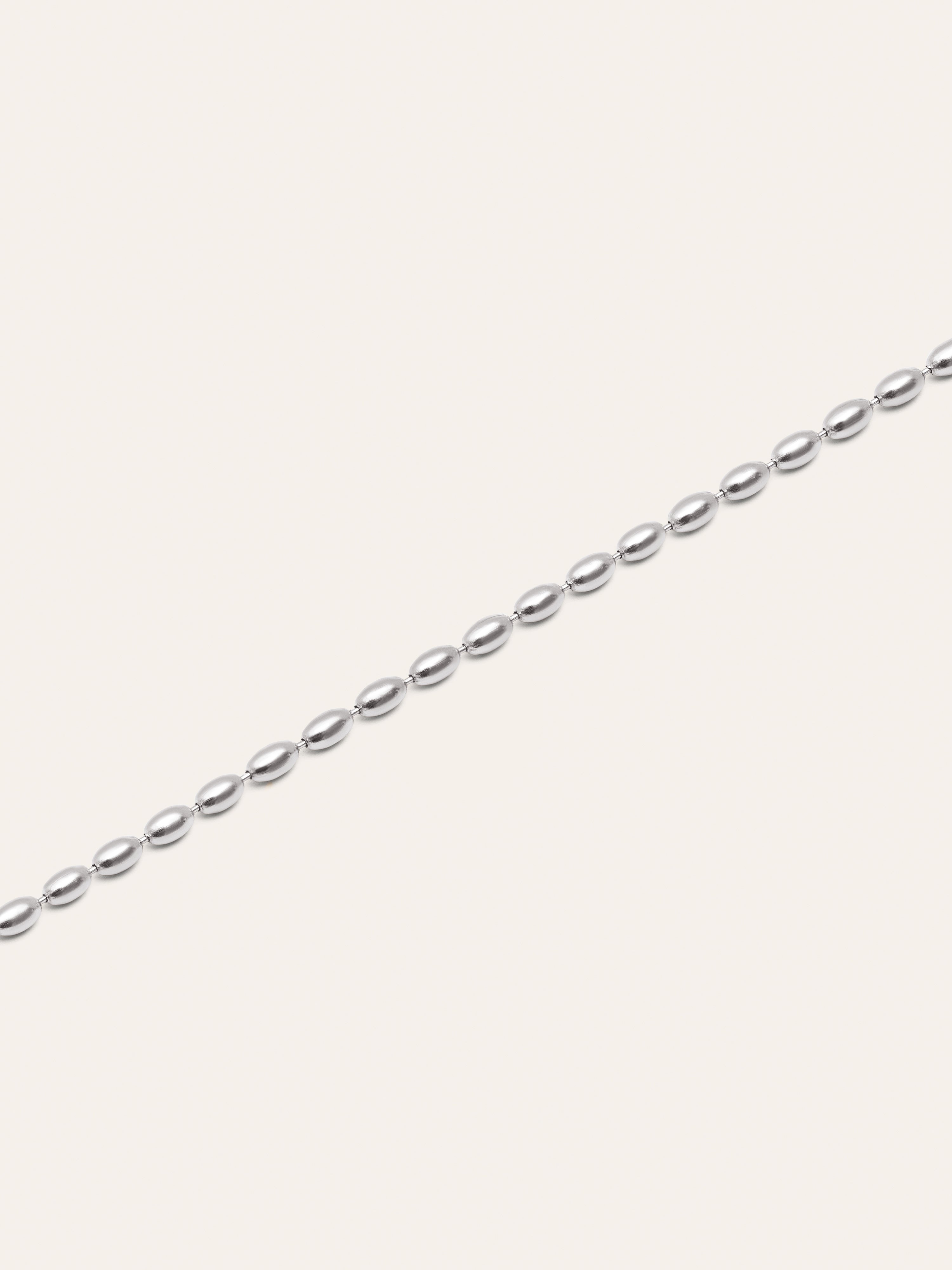 Serpentine Stainless Steel Necklace