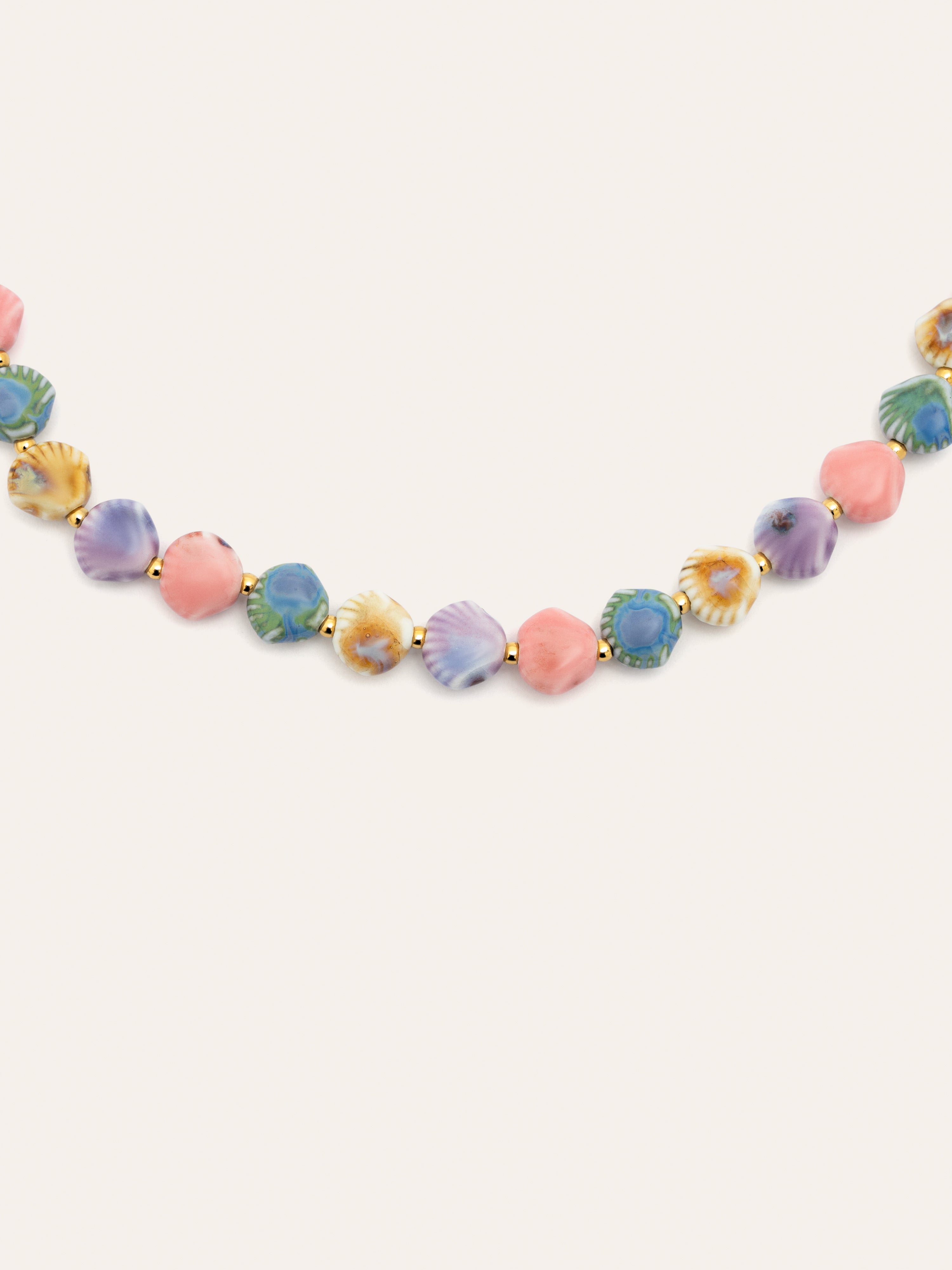 Seaside Stainless Steel Gold Necklace