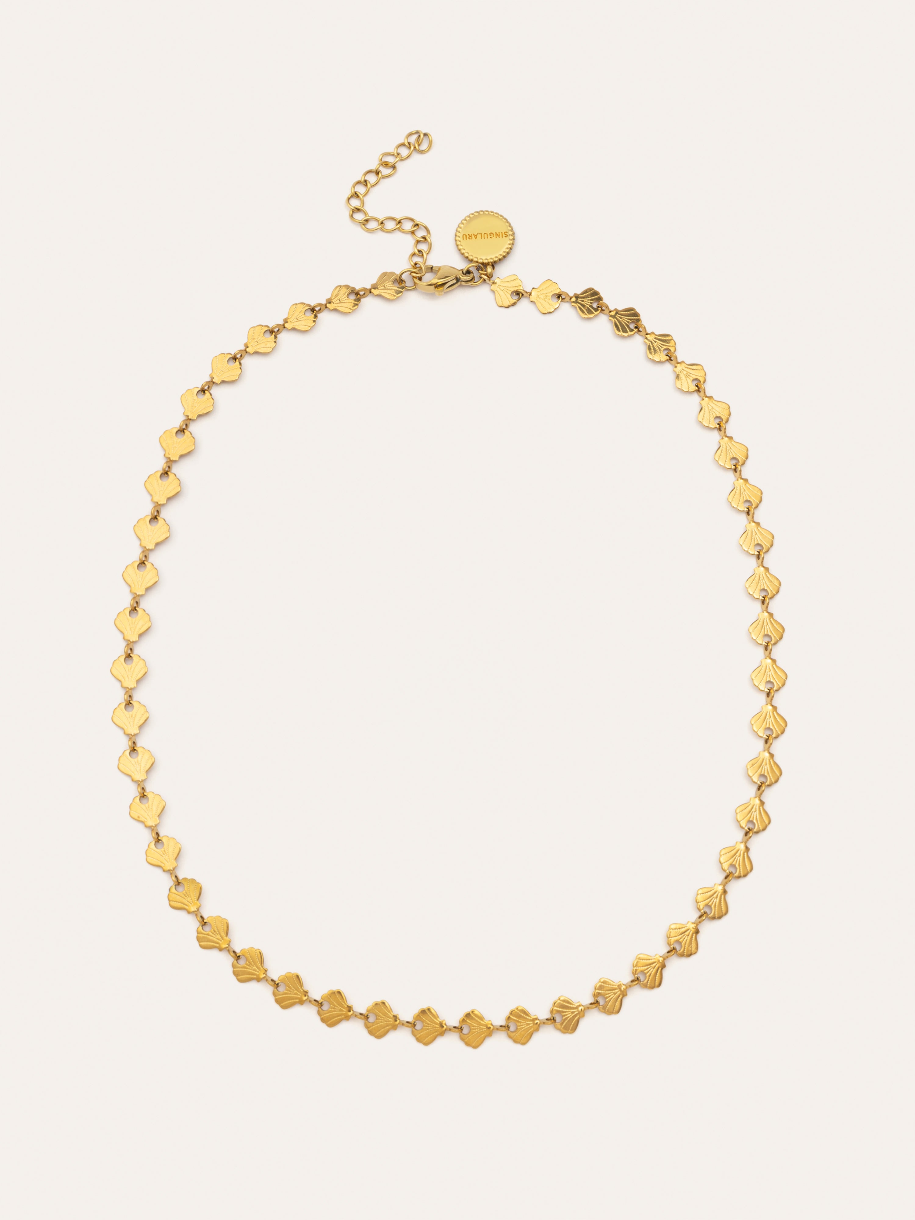 Shells Stainless Steel Gold Necklace