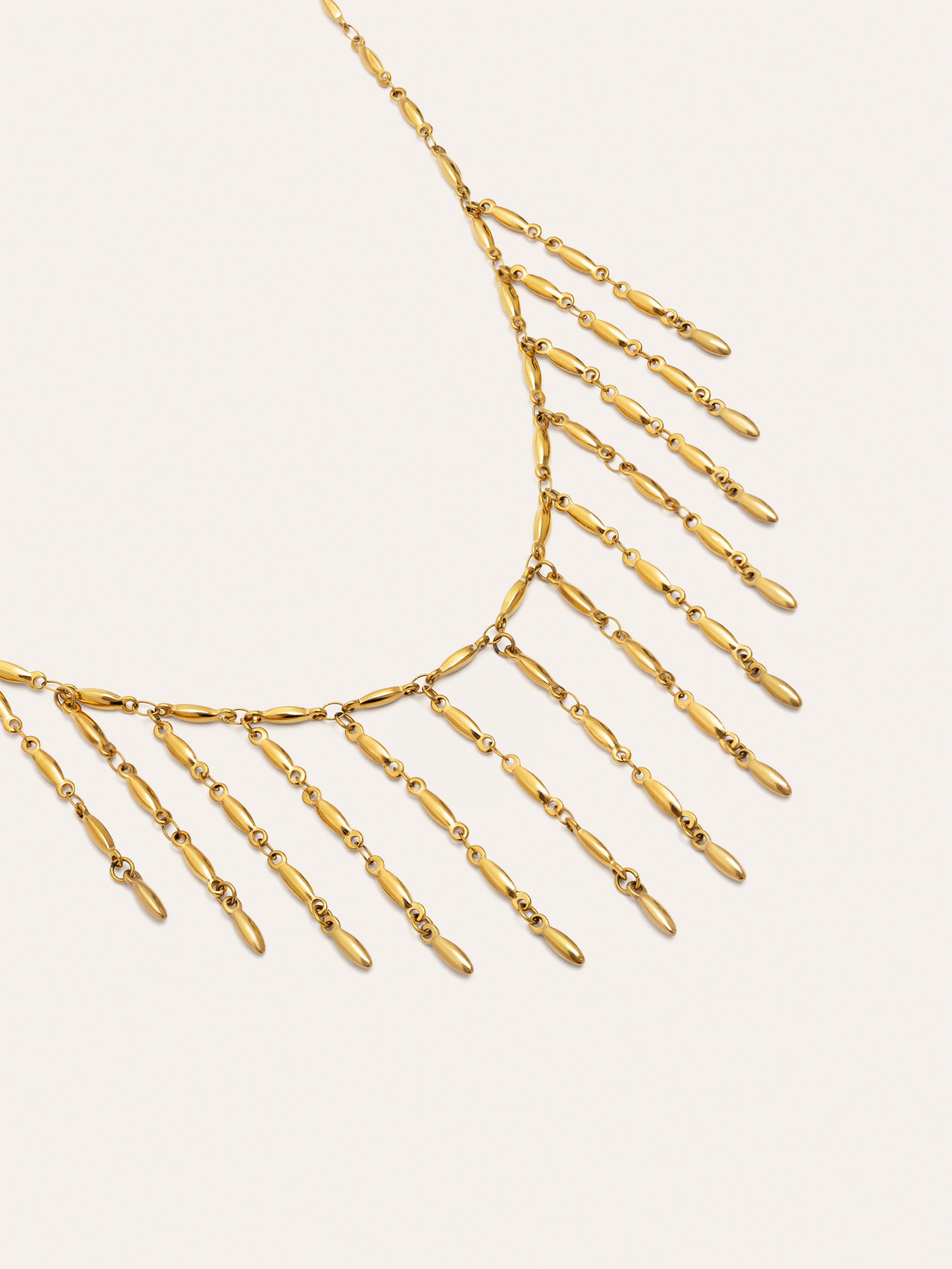 Zafira Stainless Steel Gold Necklace