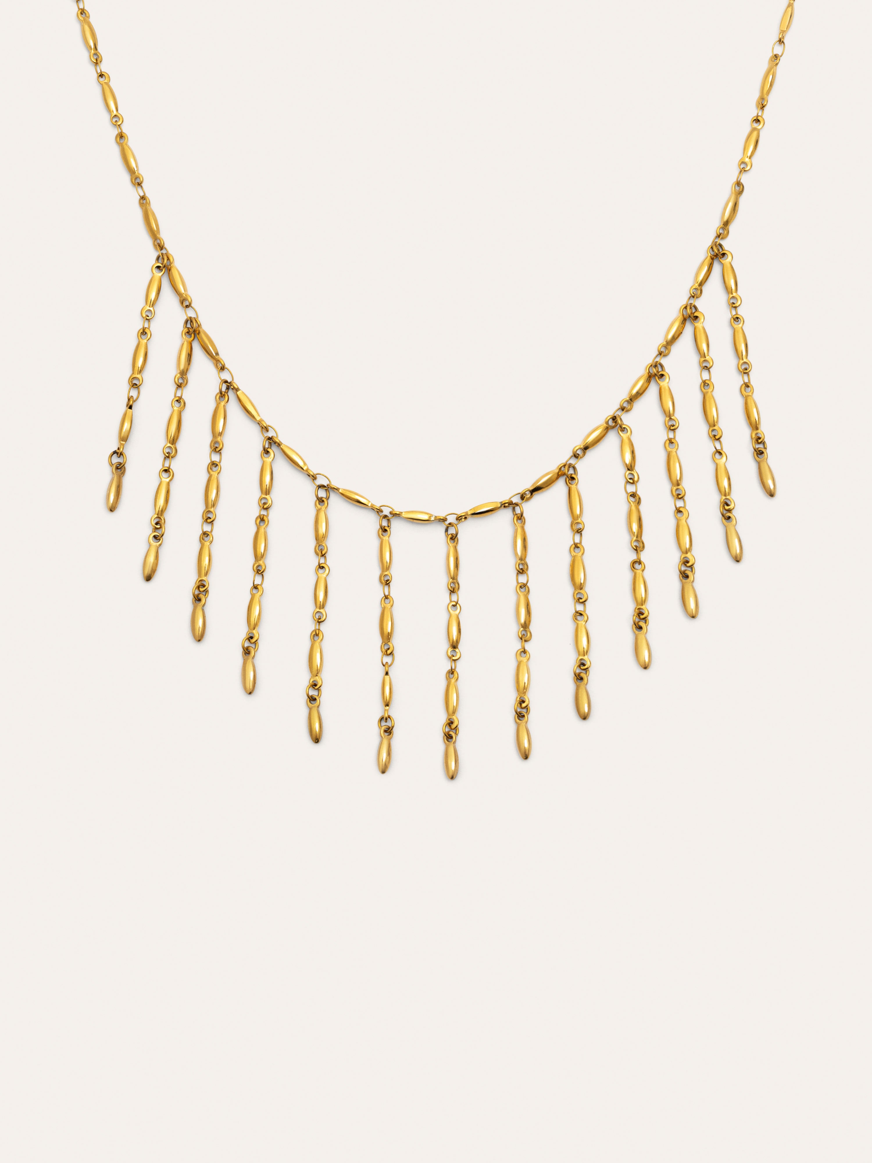 Zafira Stainless Steel Gold Necklace