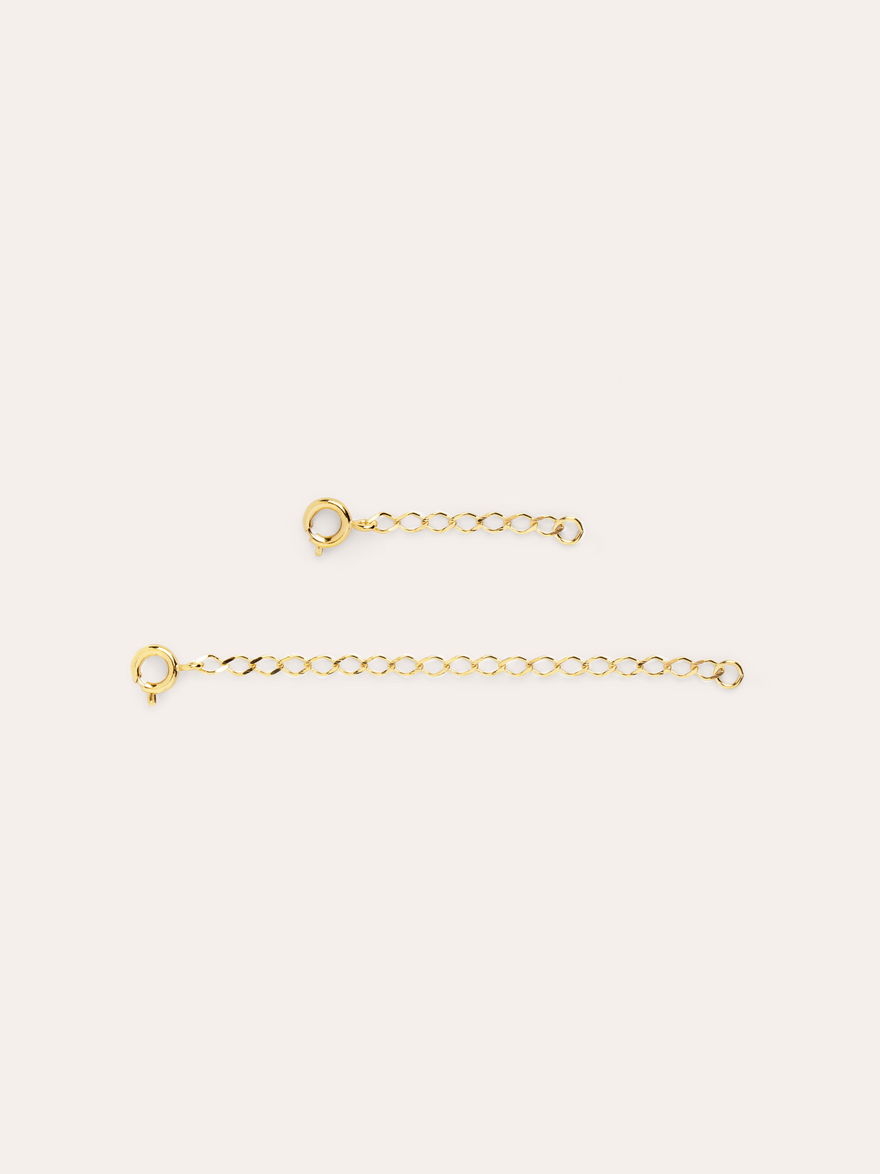 Gold-Plated Stainless Steel Extenders