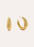 Pendientes Aro Cordelia Baño Oro