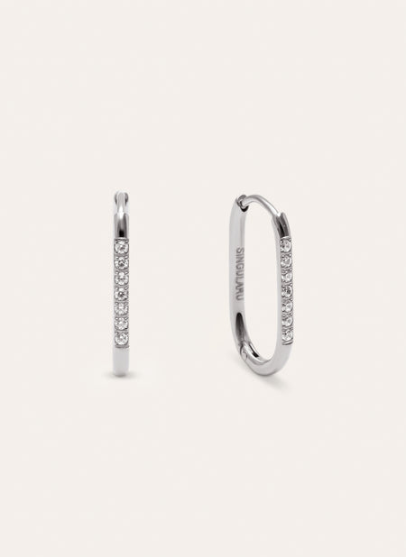 Bibi Stainless Steel Hoop Earrings