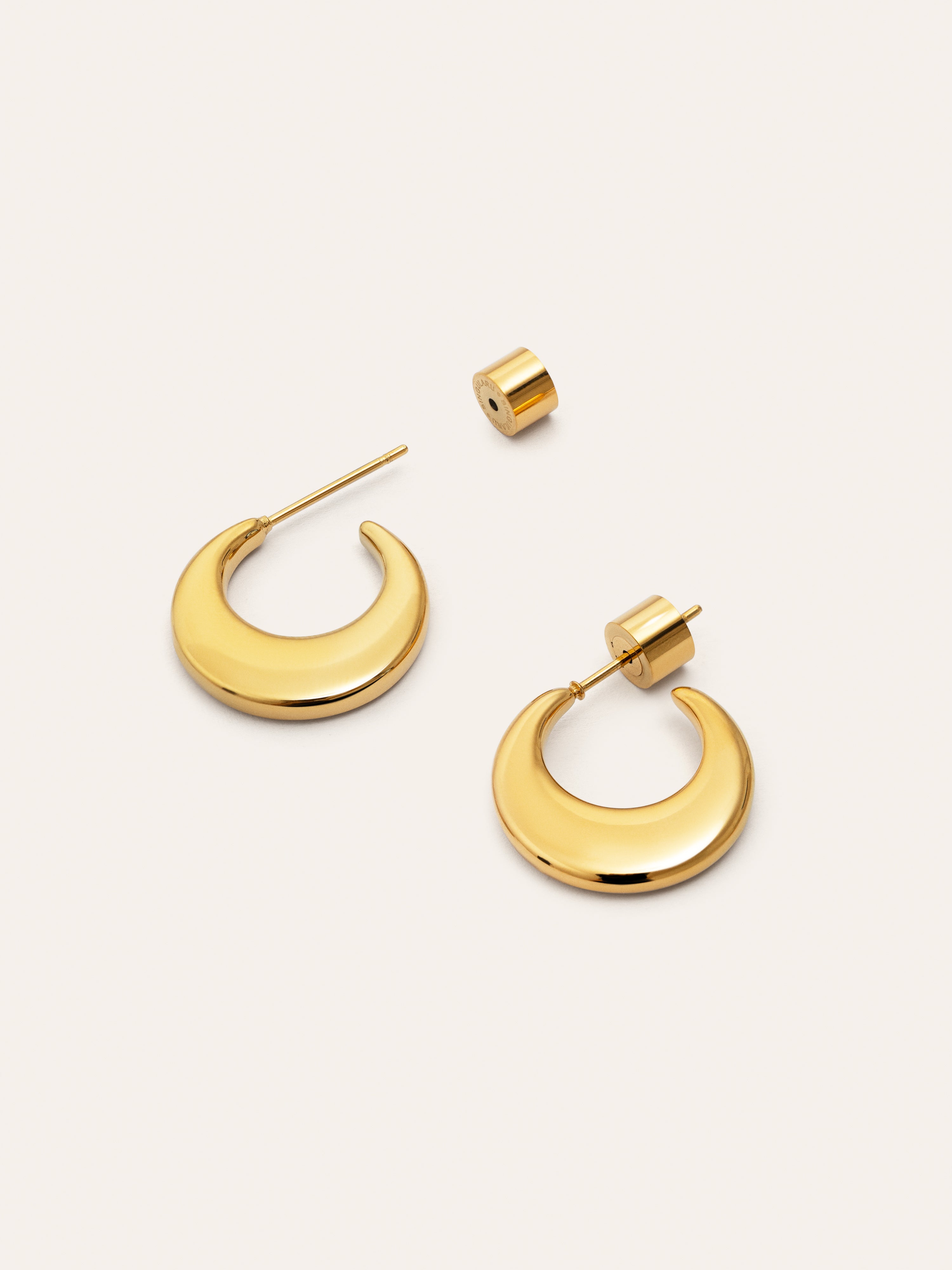 Lunette Gold Hoop Earrings