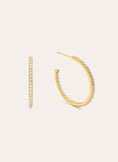 Scarlett M Gold Hoop Earrings