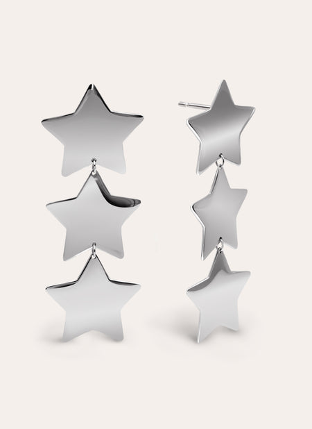 Big Stars Stainless Steel Earrings