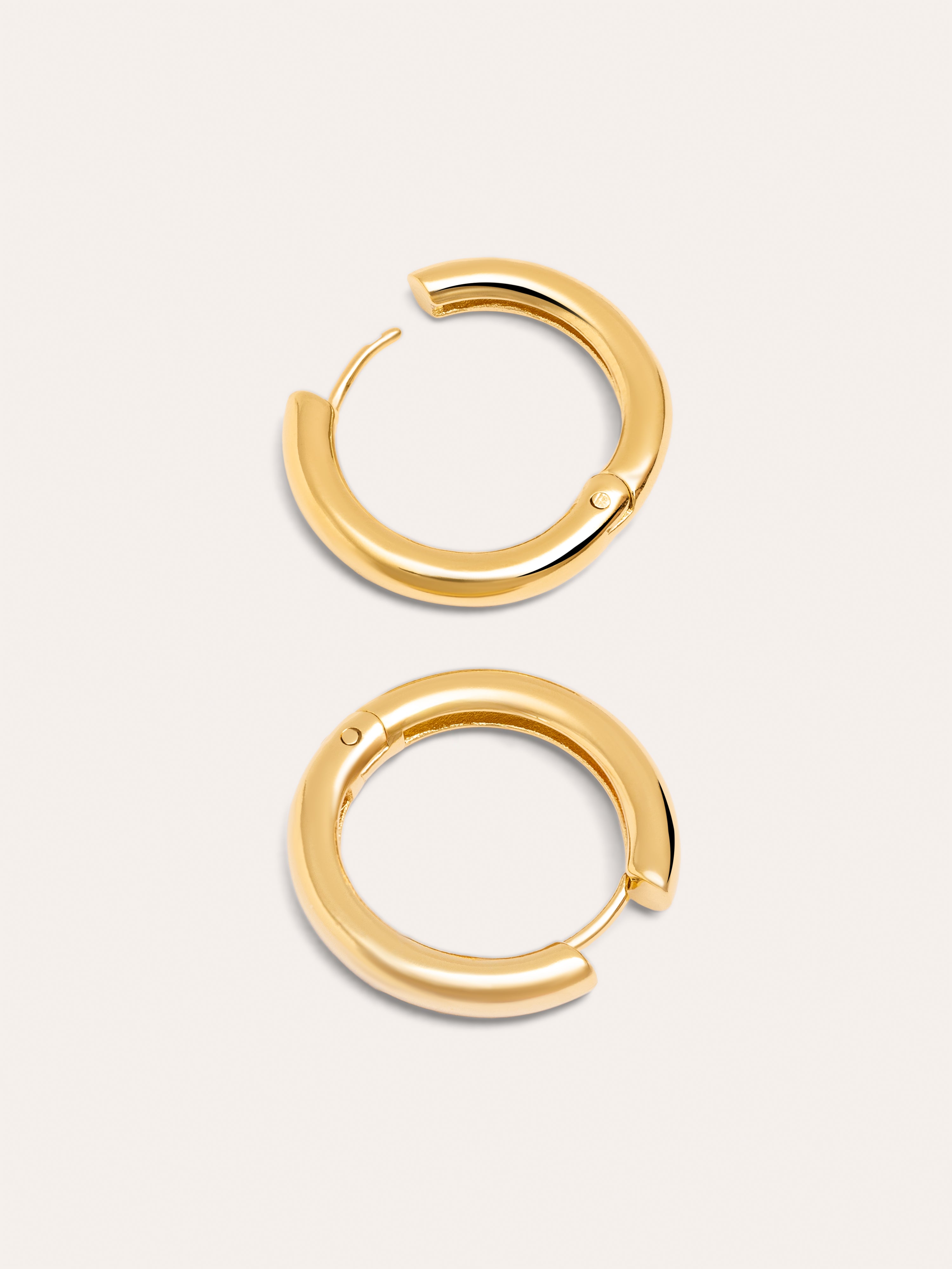 Carmen M Gold Hoop Earrings