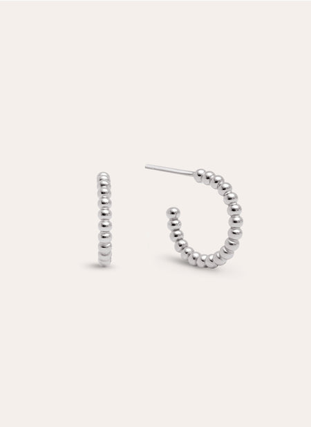 Pebble Dots S Stainless Steel Earrings