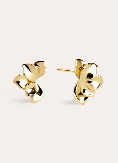 Pendientes Zinnia Baño Oro