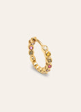 Orbit Stainless Steel Gold Hoop Earrings