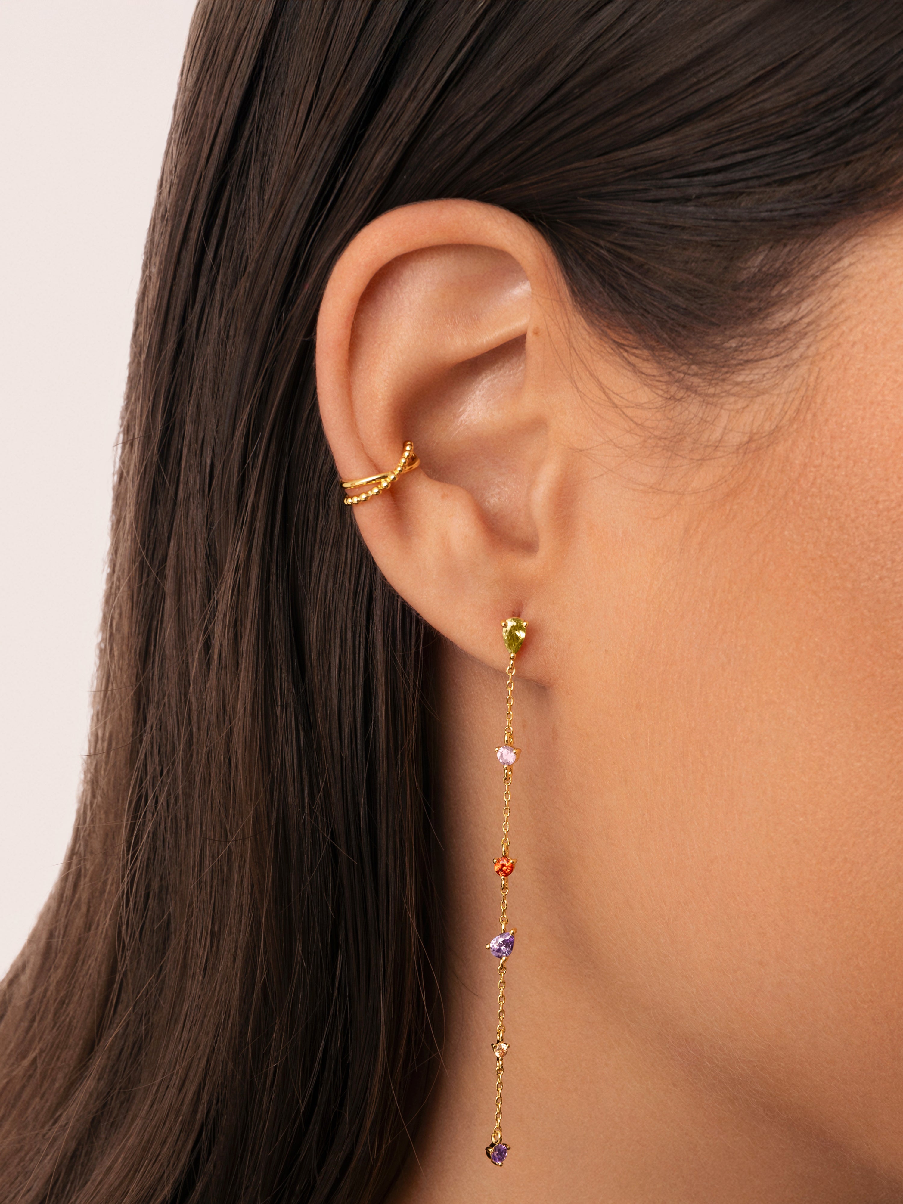 Nina Ear Cuff Gold Single Earring
