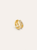 Double Scarlett Gold Single Earring