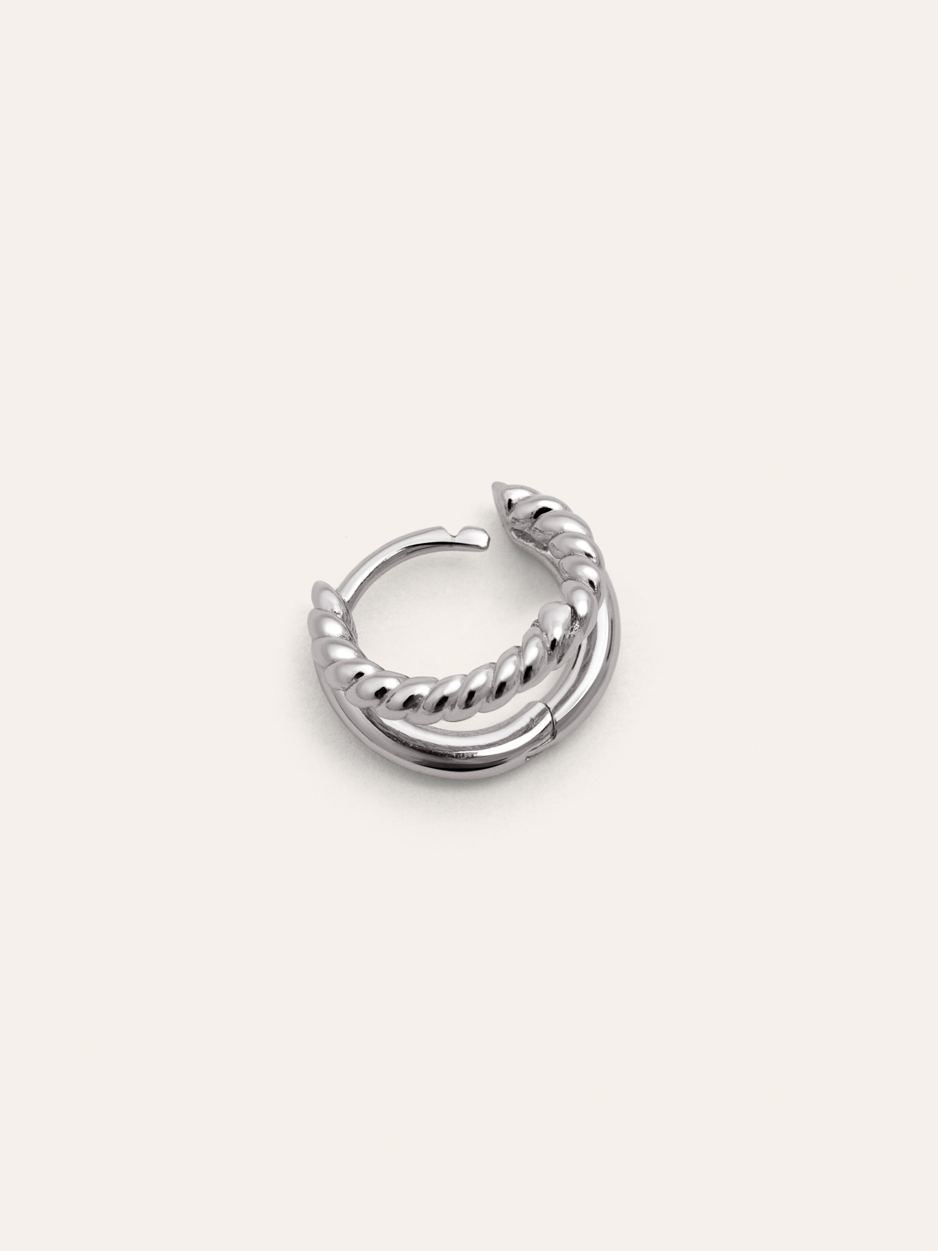 Double Tressia Single Earring