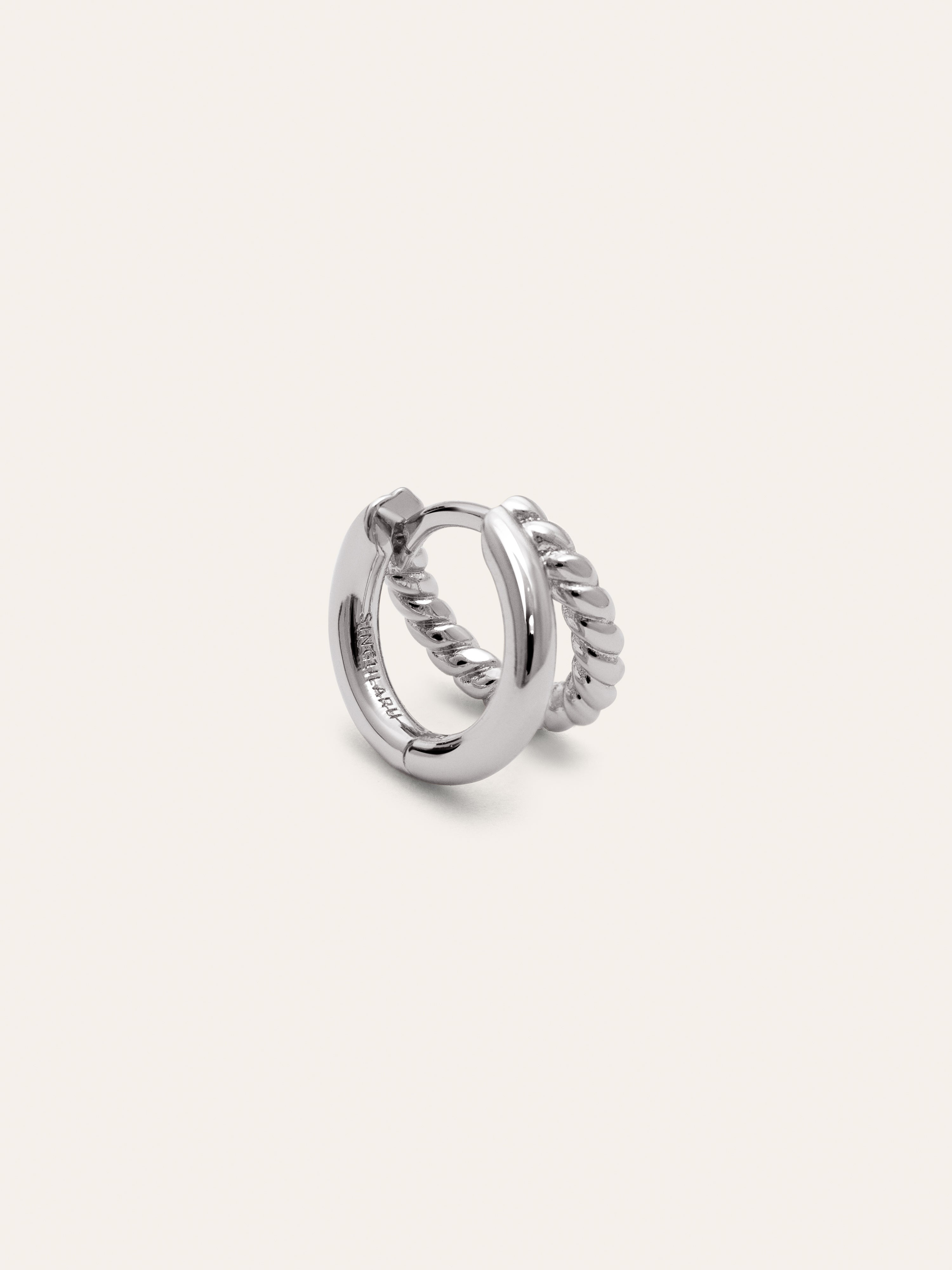Double Tressia Single Earring