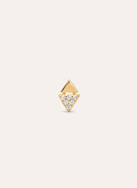 Egypt Gold Single Earrings