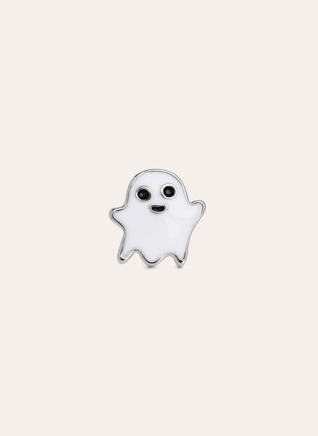 Ghost Flourescent White Single Earring