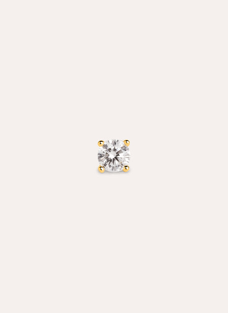 Mini Spark Gold Single Earring