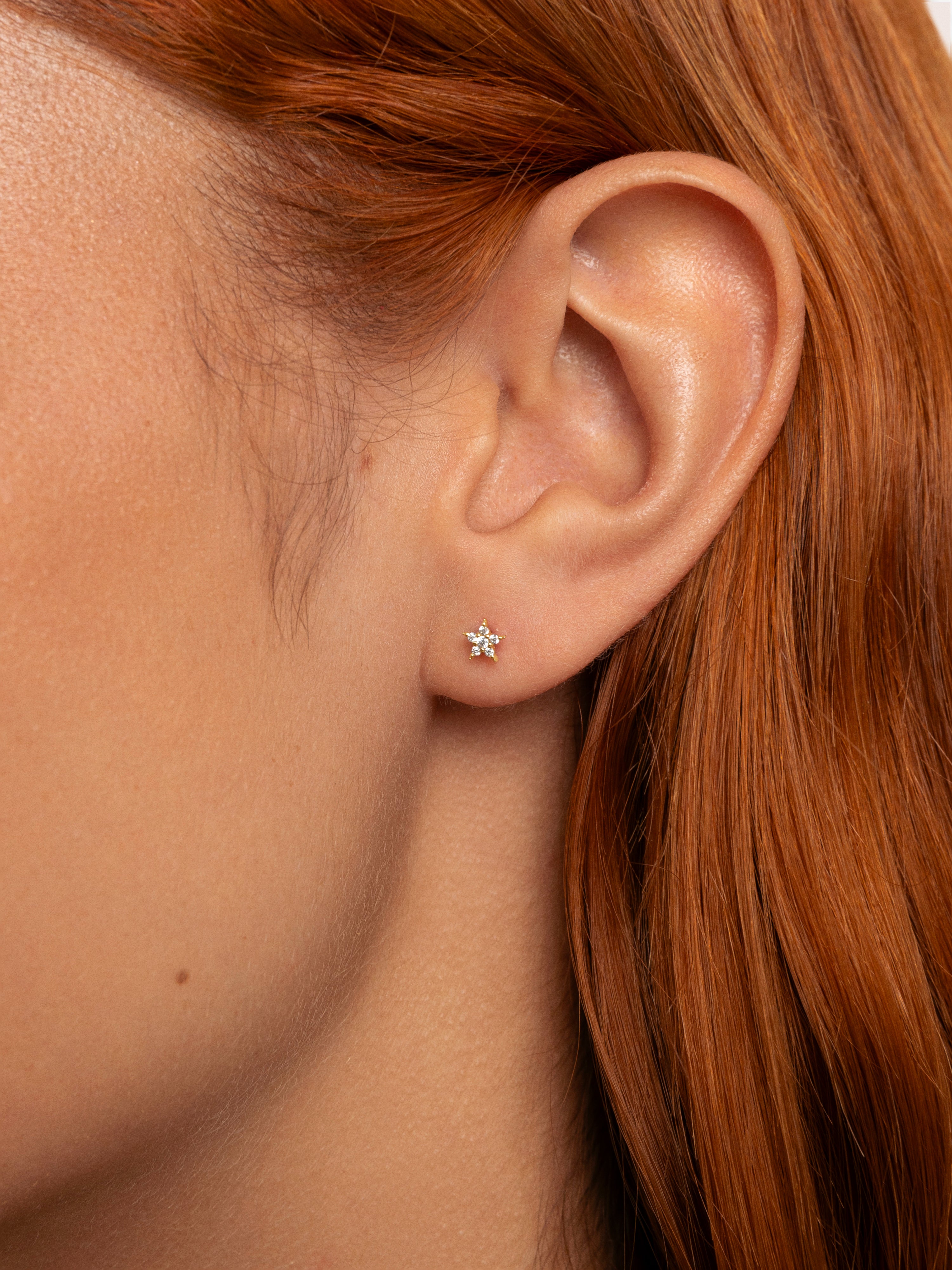 Starlight Gold Single Earring