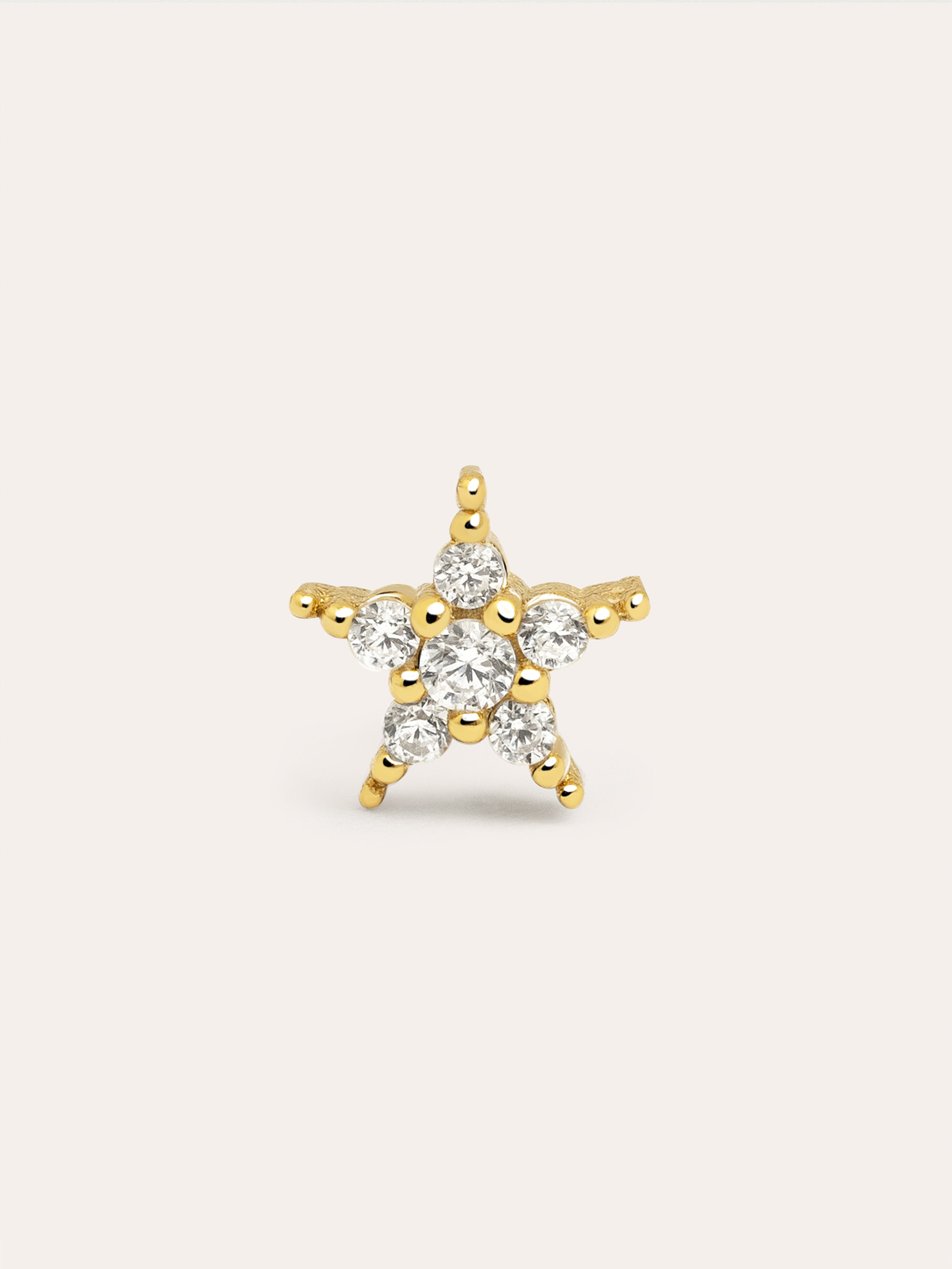 Starlight Gold Single Earring