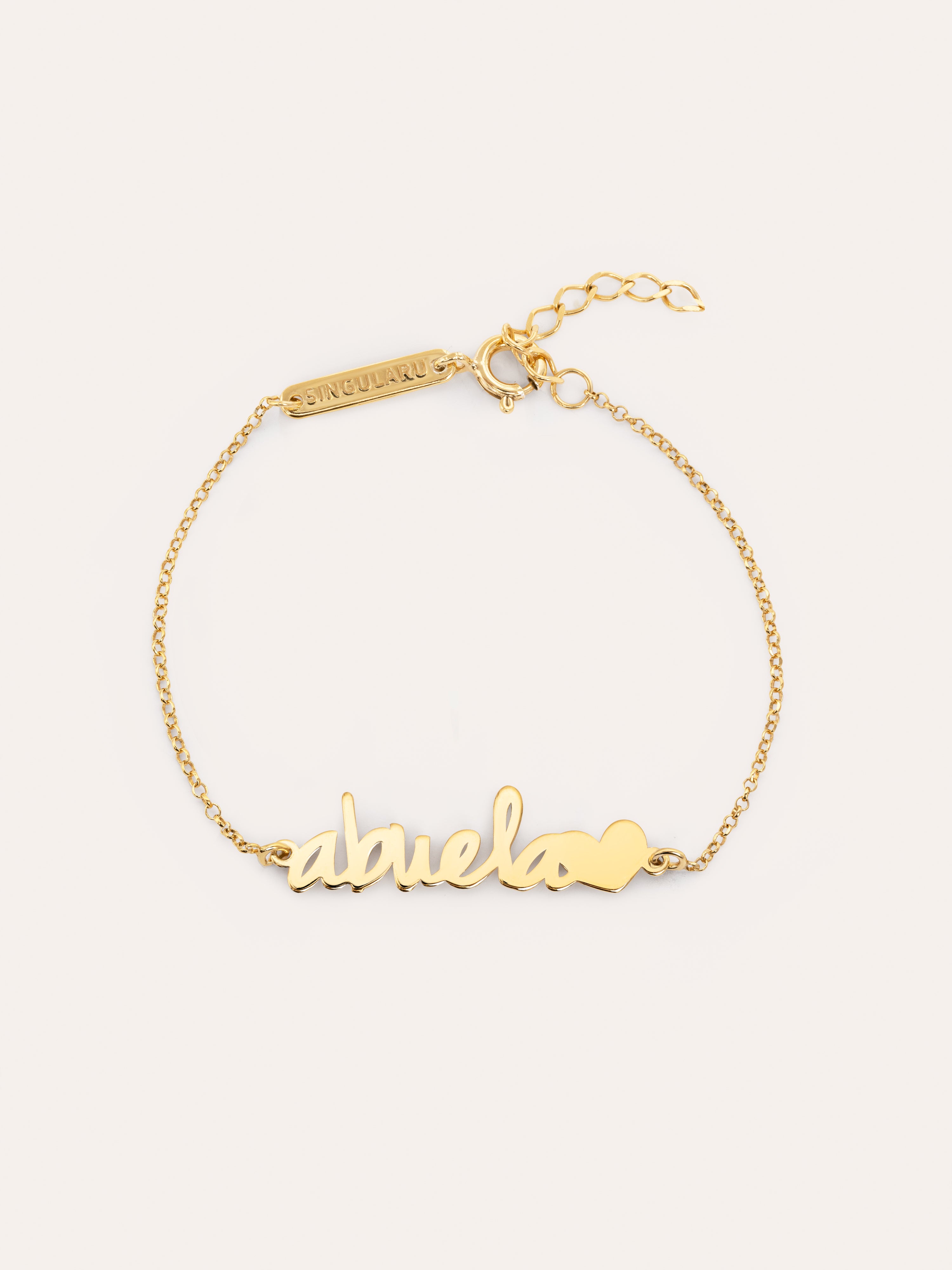 Grandma Heart Gold Bracelet
