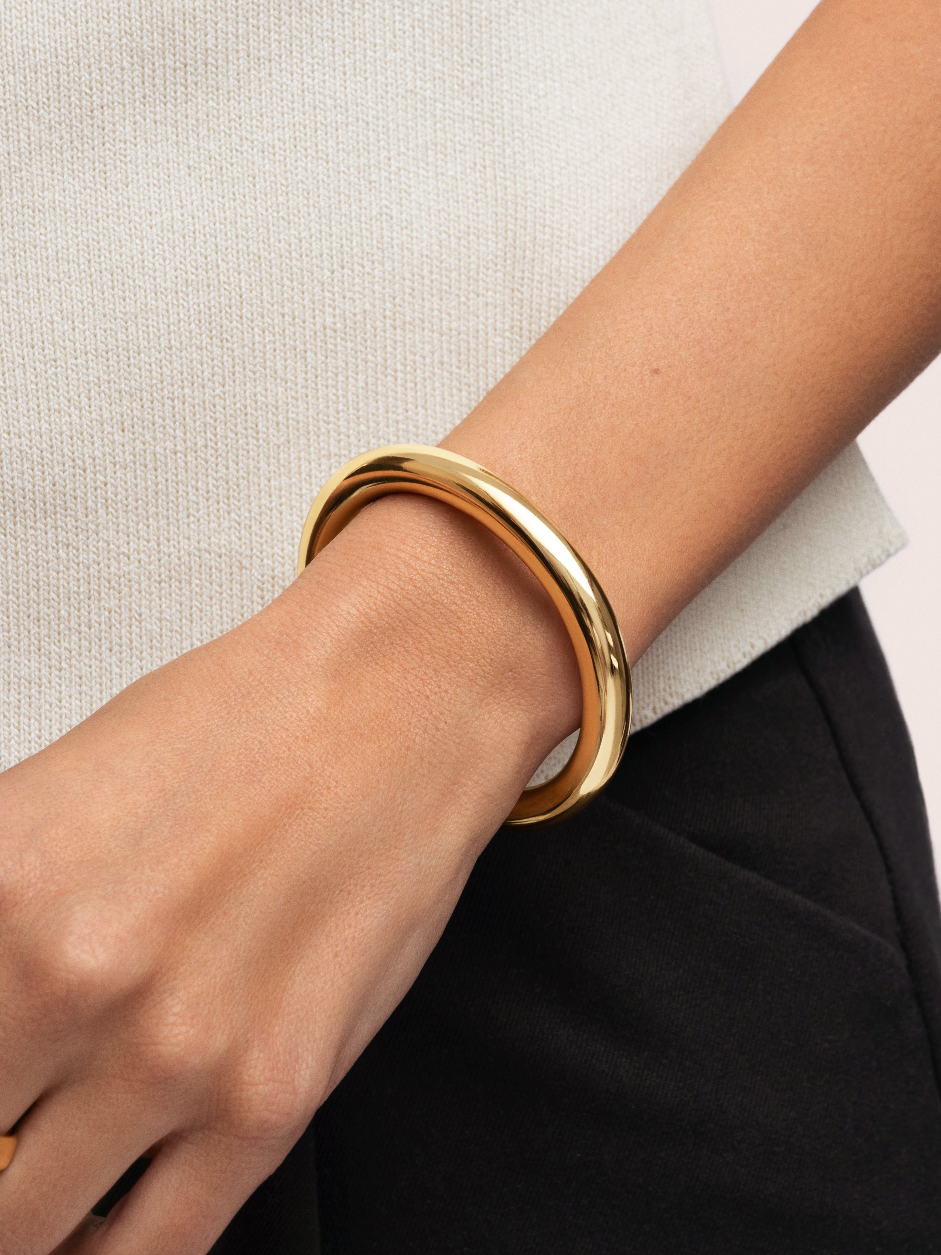 Allegra Stainless Steel Gold Bracelet