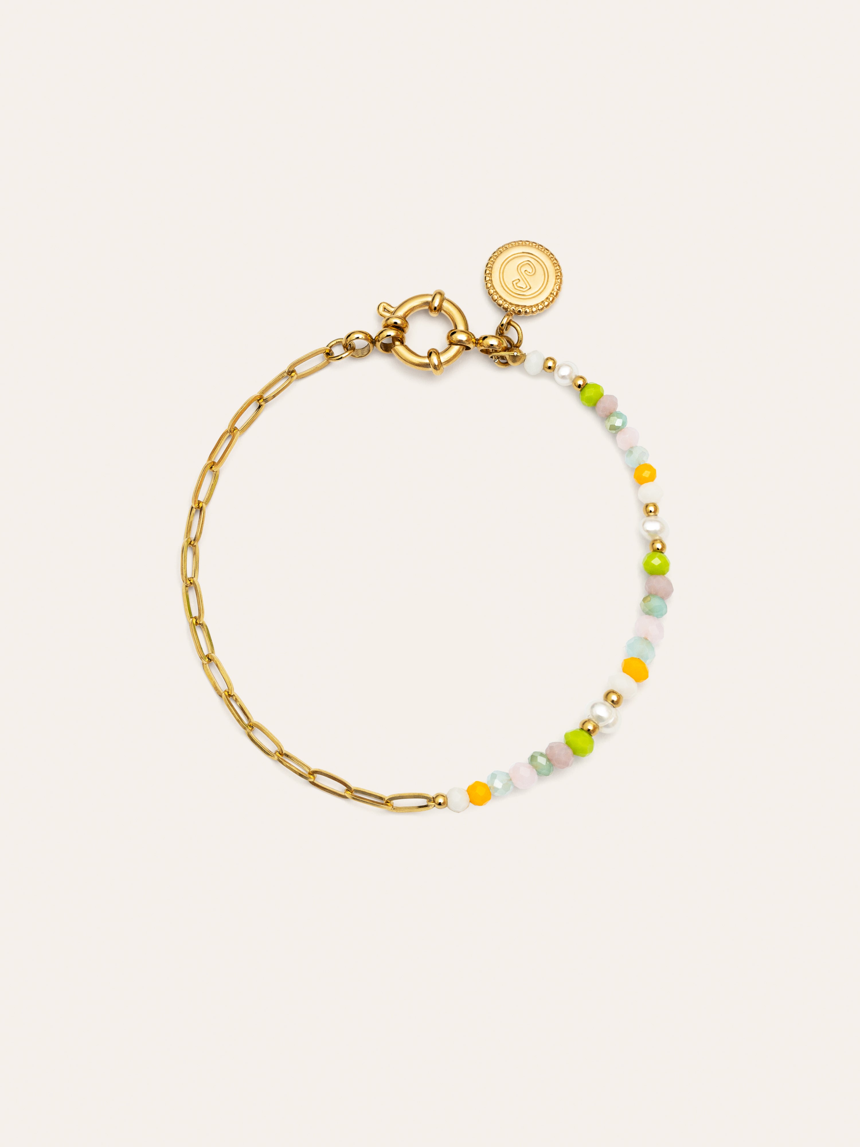Chic Nora Stainless Steel Gold Bracelet