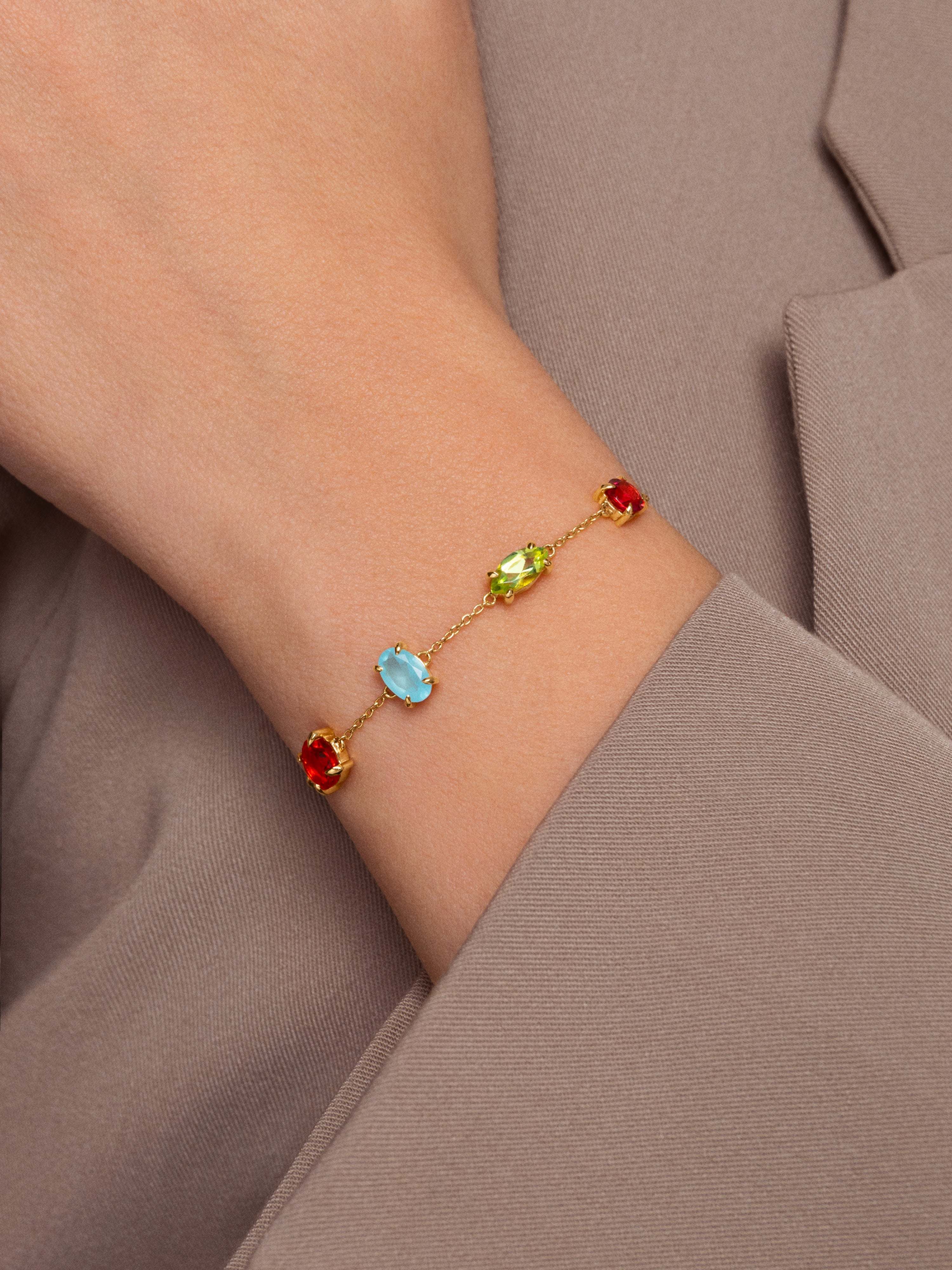 Drop Orquidea Gold Bracelet